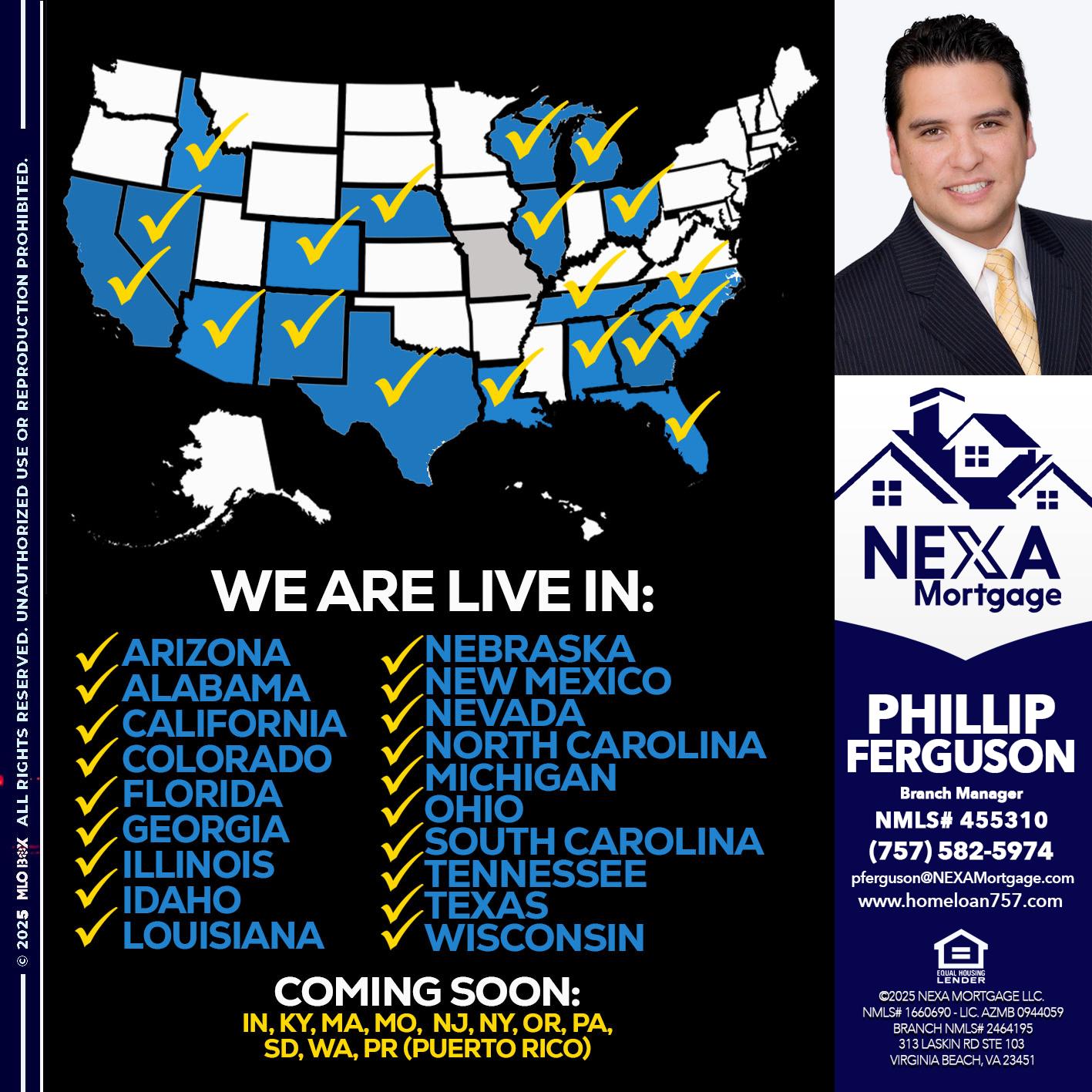 New Mexico live - Phillip Ferguson -Branch Manager