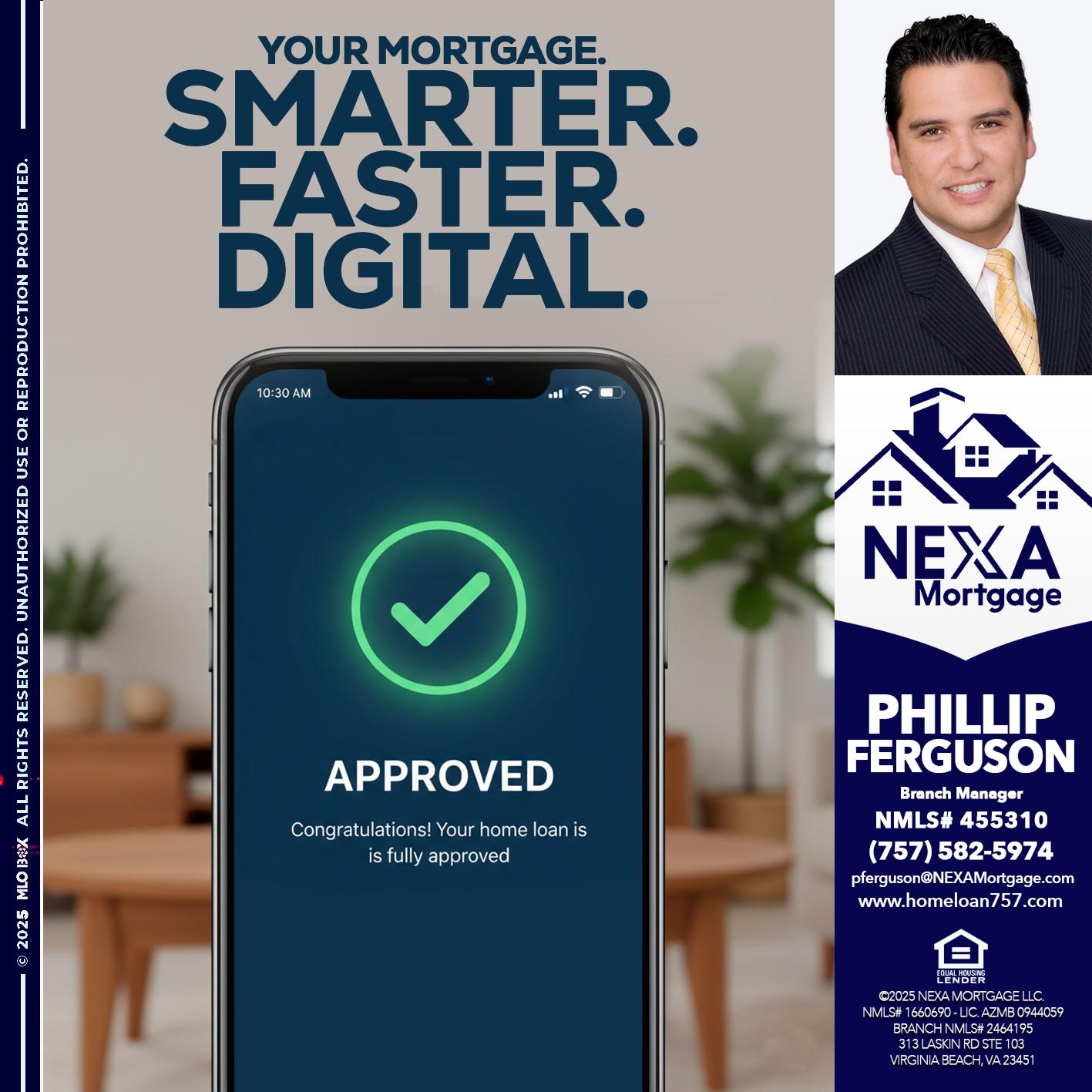 smarter faster digital - Phillip Ferguson -Branch Manager