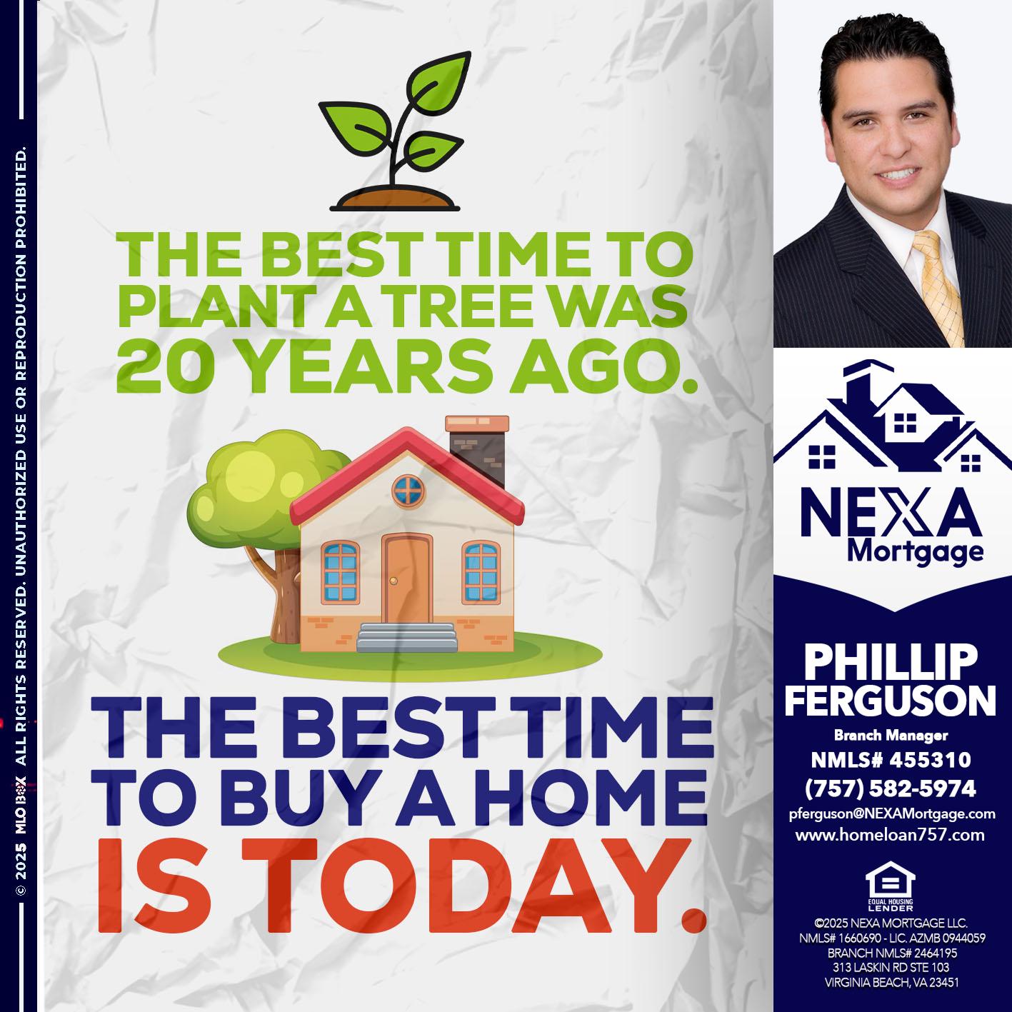 BEST TIME TO - Phillip Ferguson -Branch Manager