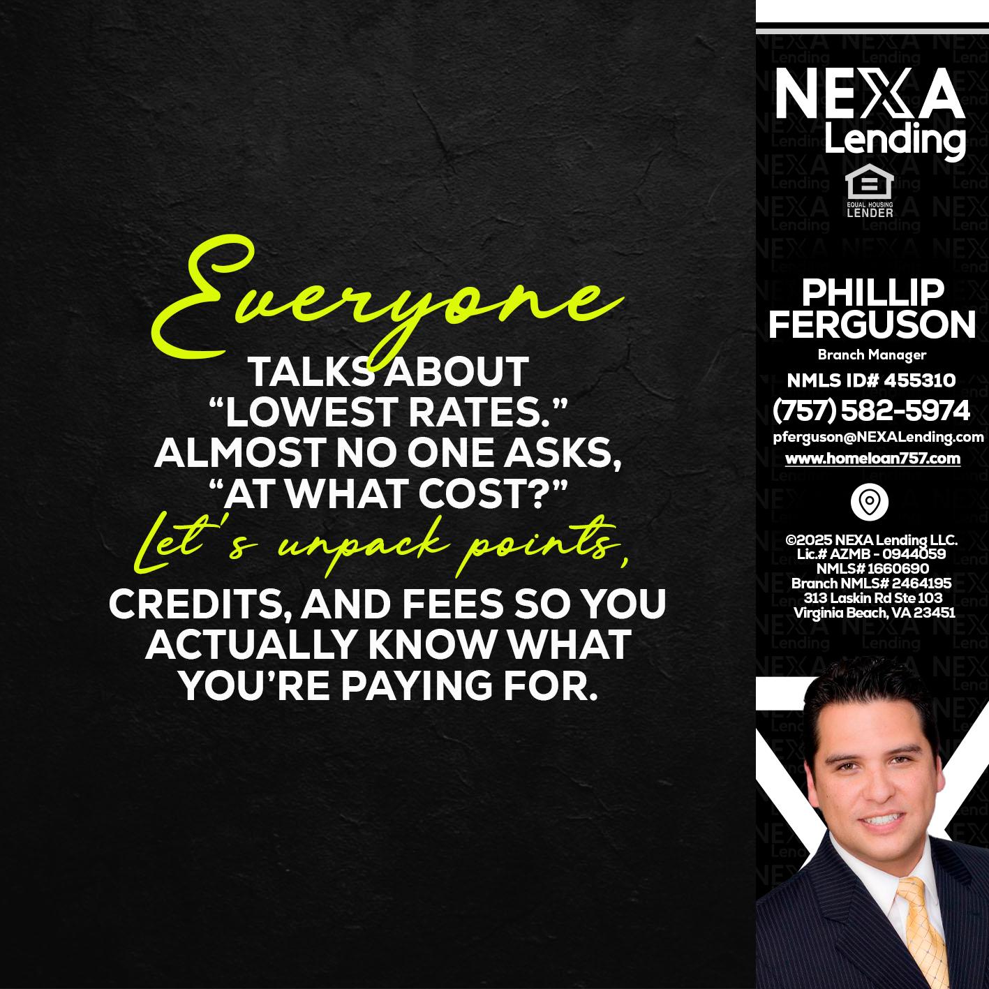 EVERYONE - Phillip Ferguson -Branch Manager