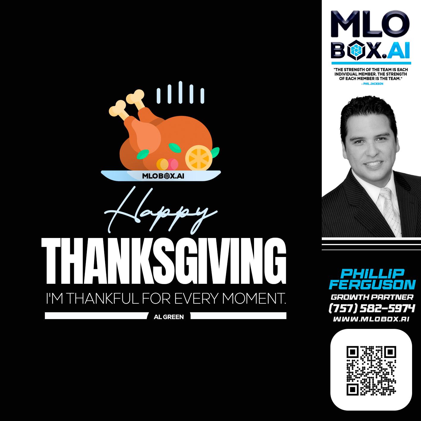 HAPPY THANKSGIVING - Phillip Ferguson -Branch Manager