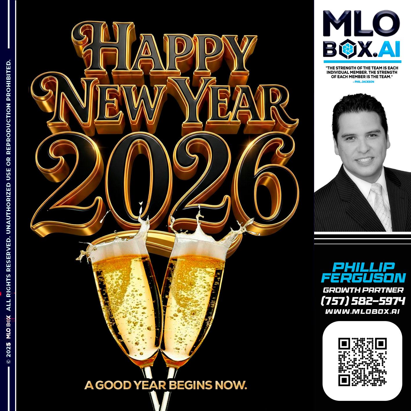 HAPPY NEW YEAR - Phillip Ferguson -Branch Manager