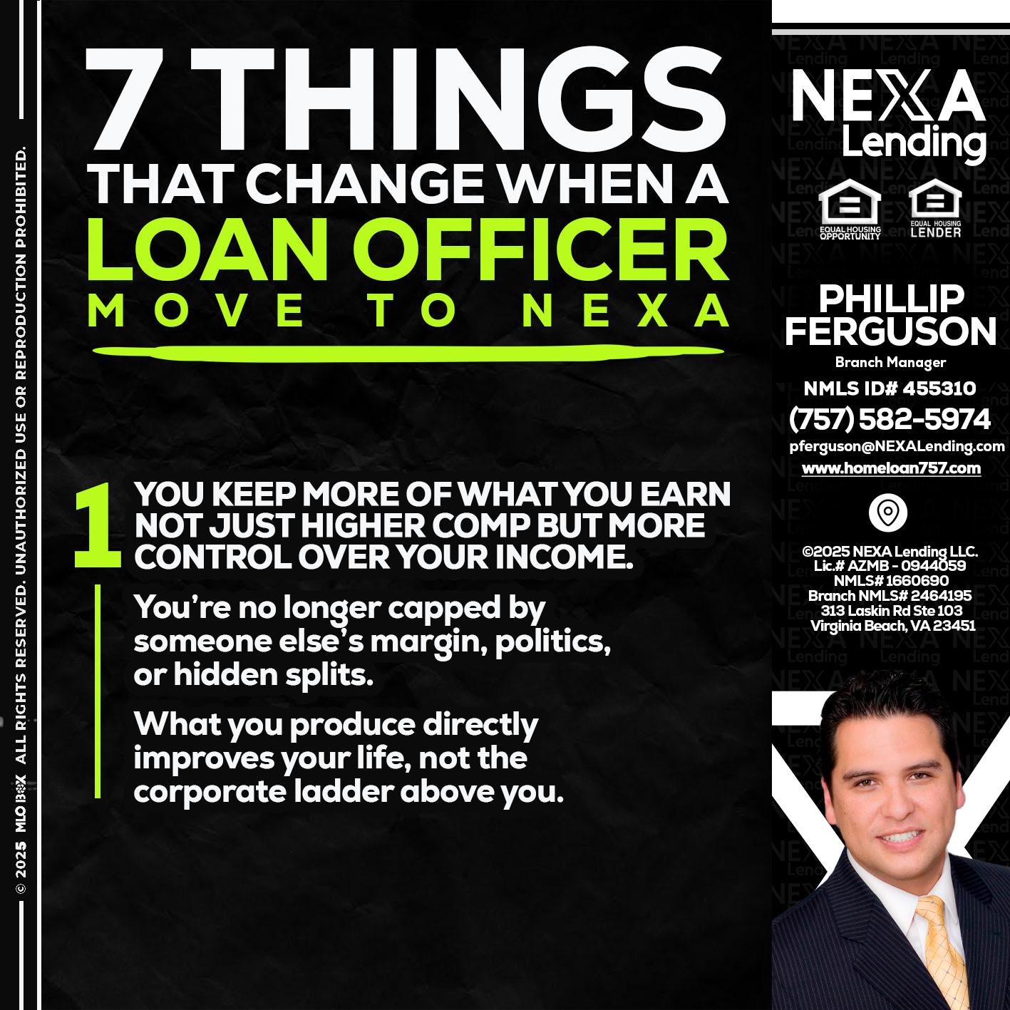 7 THINGS (1) - Phillip Ferguson -Branch Manager