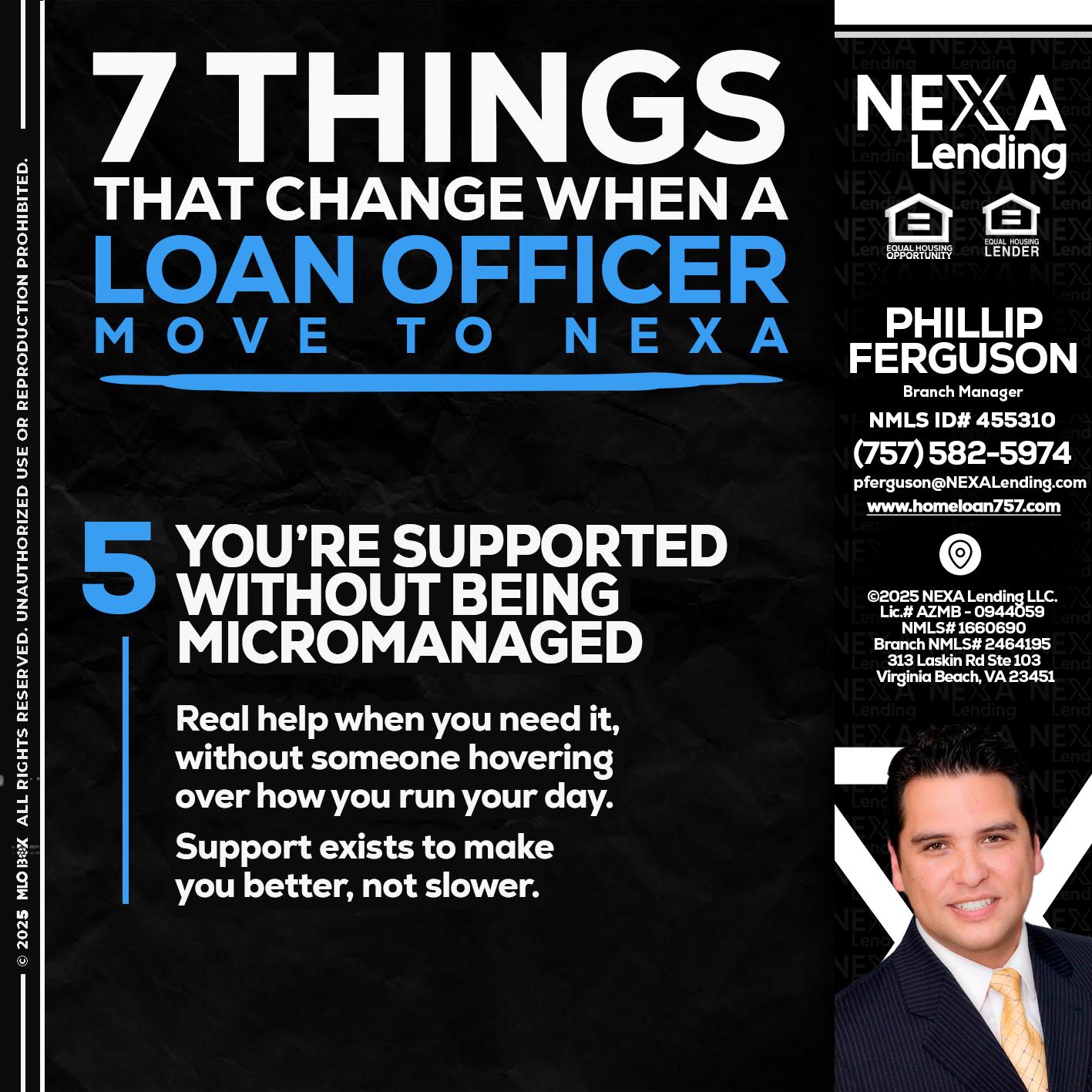 7 THINGS (5) - Phillip Ferguson -Branch Manager