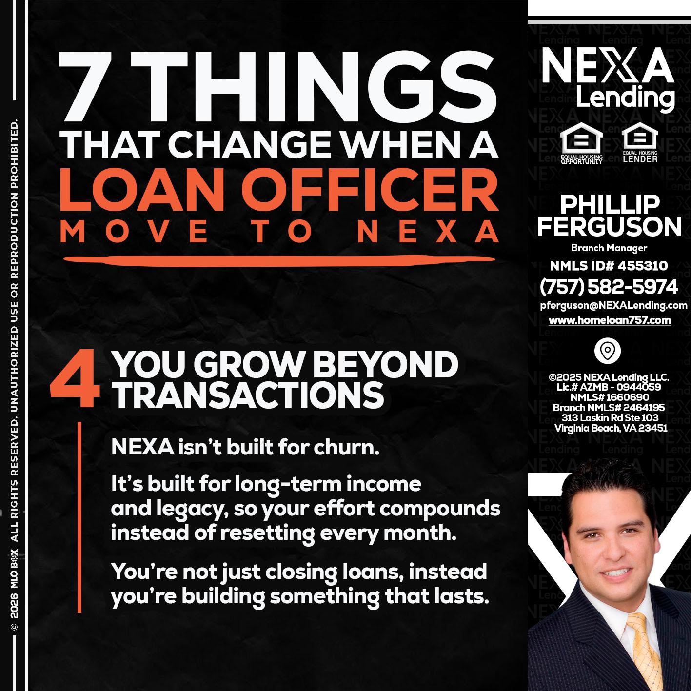 7 THINGS (4) - Phillip Ferguson -Branch Manager