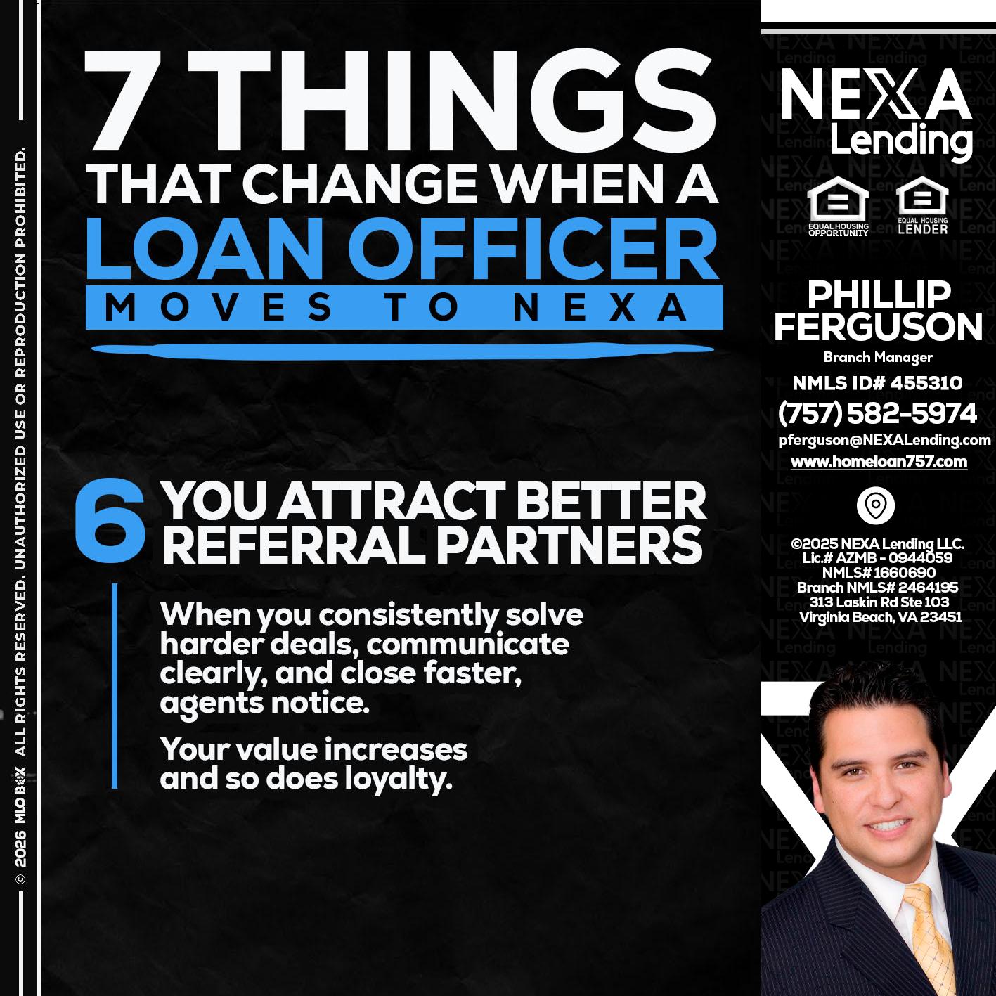 7 THINGS (6) - Phillip Ferguson -Branch Manager