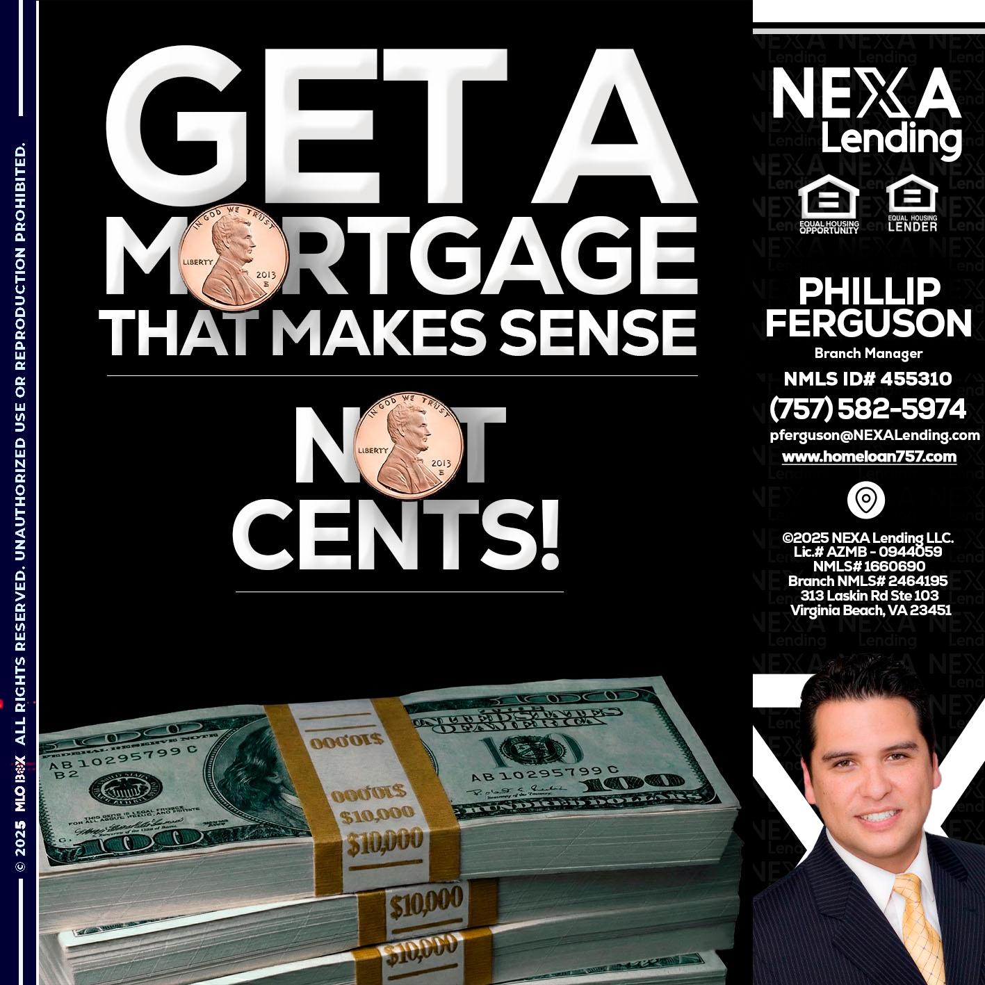 get a mortgage - Phillip Ferguson -Branch Manager
