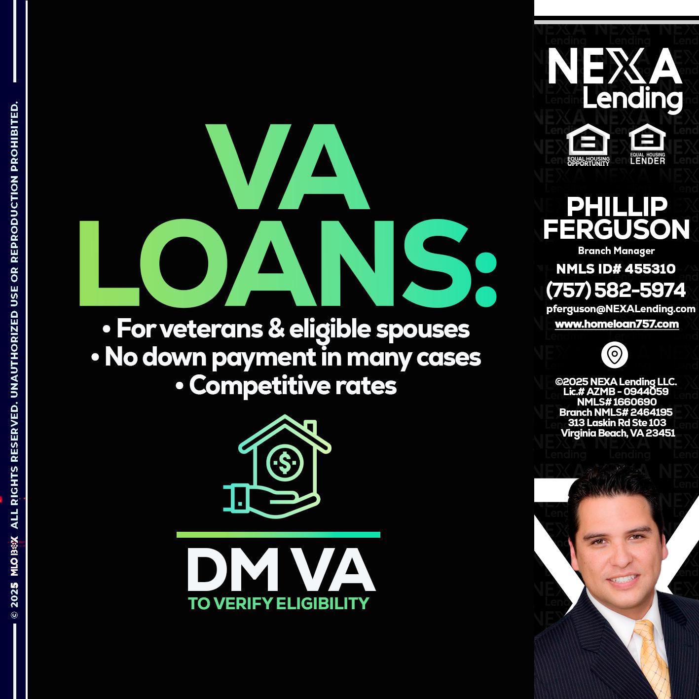 VA LOANS - Phillip Ferguson -Branch Manager