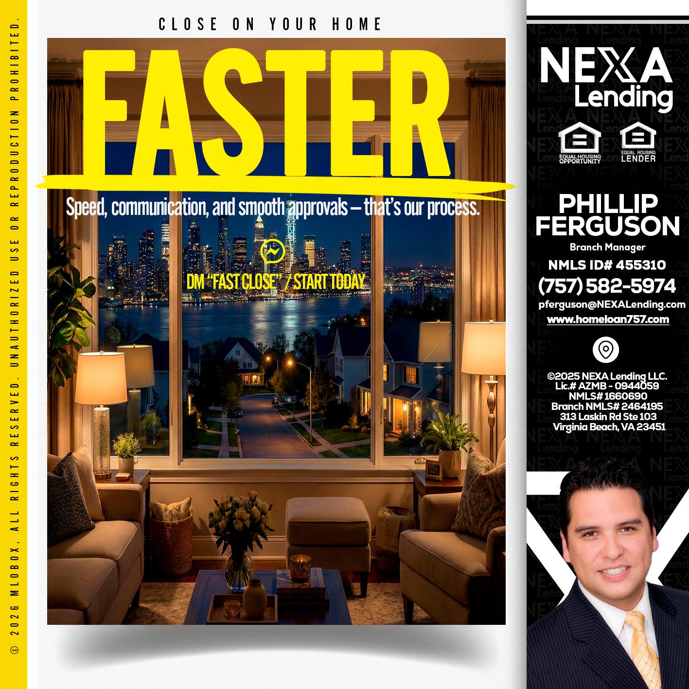 FASTER - Phillip Ferguson -Branch Manager