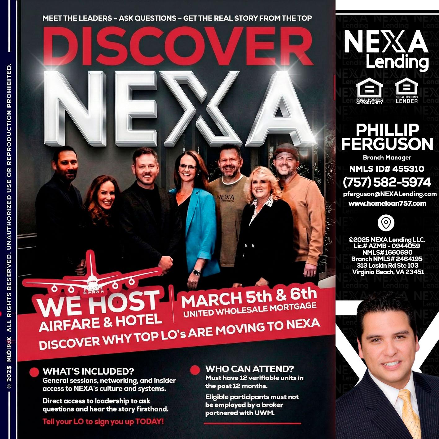 DISCOVER NEXA - Phillip Ferguson -Branch Manager