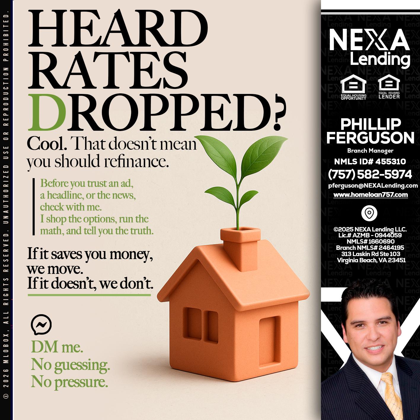 HEARD RATES - Phillip Ferguson -Branch Manager