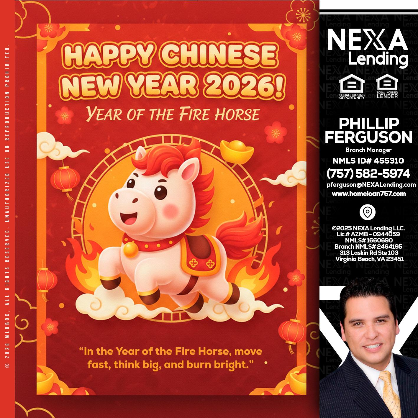 happy Chinese new year - Phillip Ferguson -Branch Manager