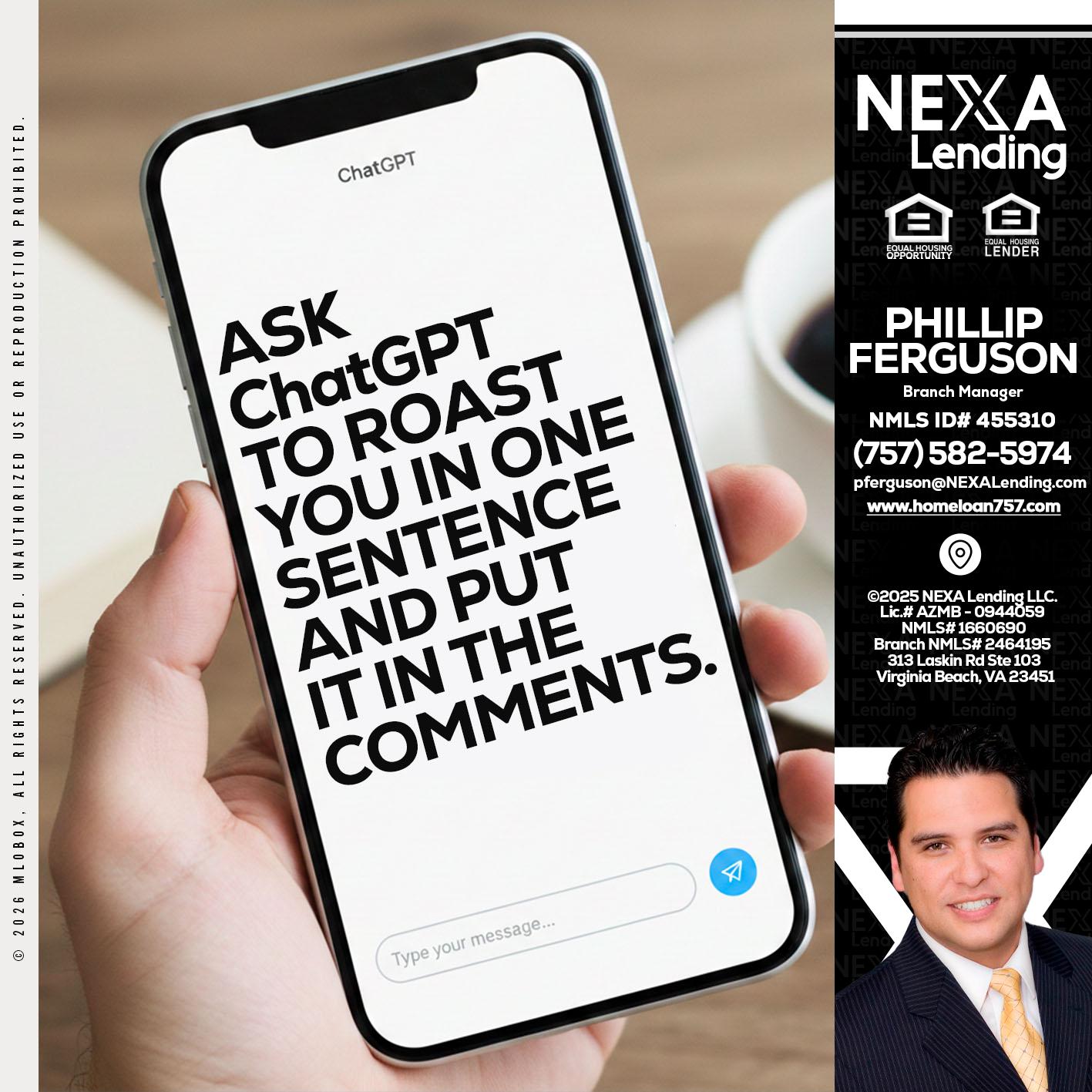ask chatgpt - Phillip Ferguson -Branch Manager