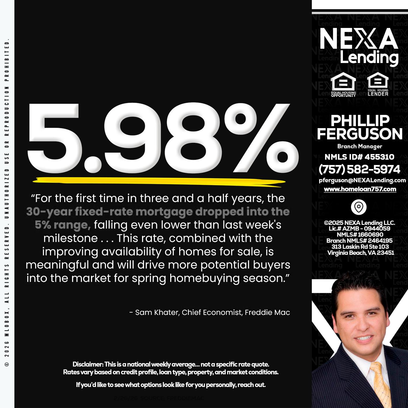5.98% - Phillip Ferguson -Branch Manager