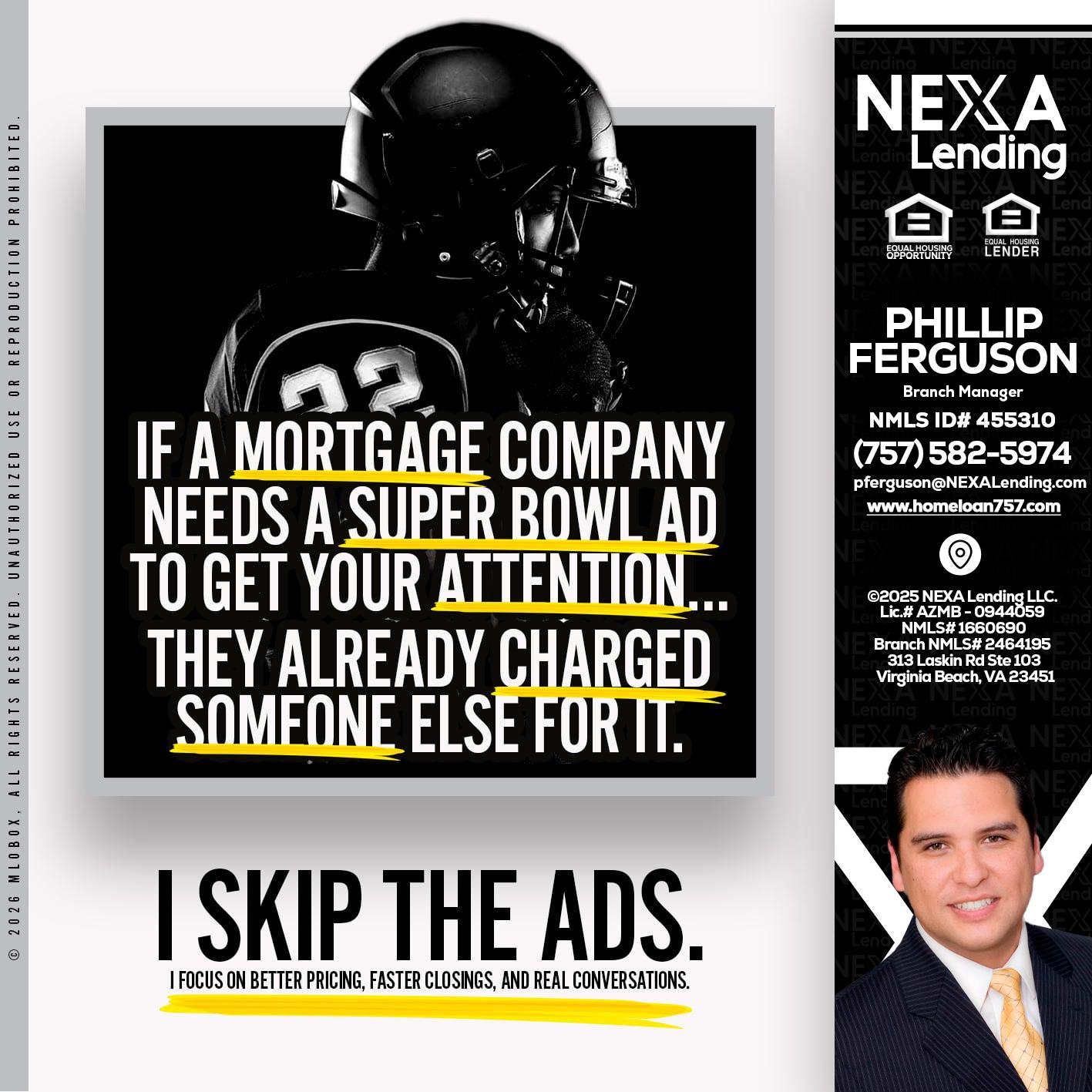 if a mortgage ad - Phillip Ferguson -Branch Manager