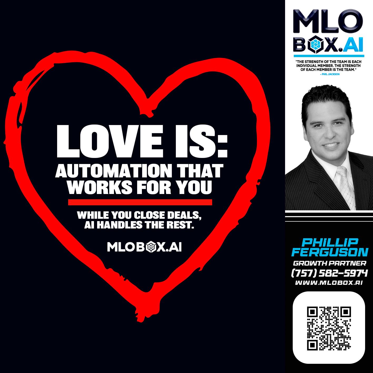 love is - Phillip Ferguson -Branch Manager