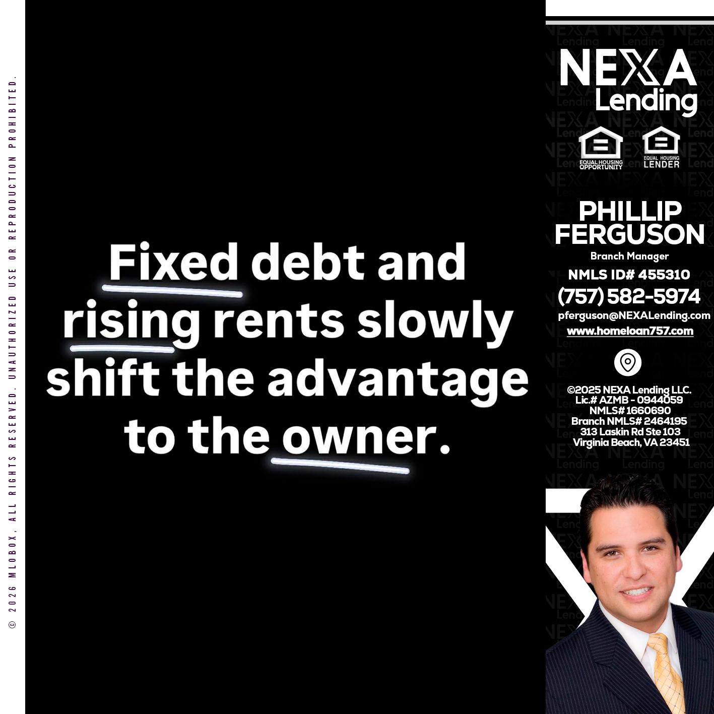 FIXED DEBT - Phillip Ferguson -Branch Manager