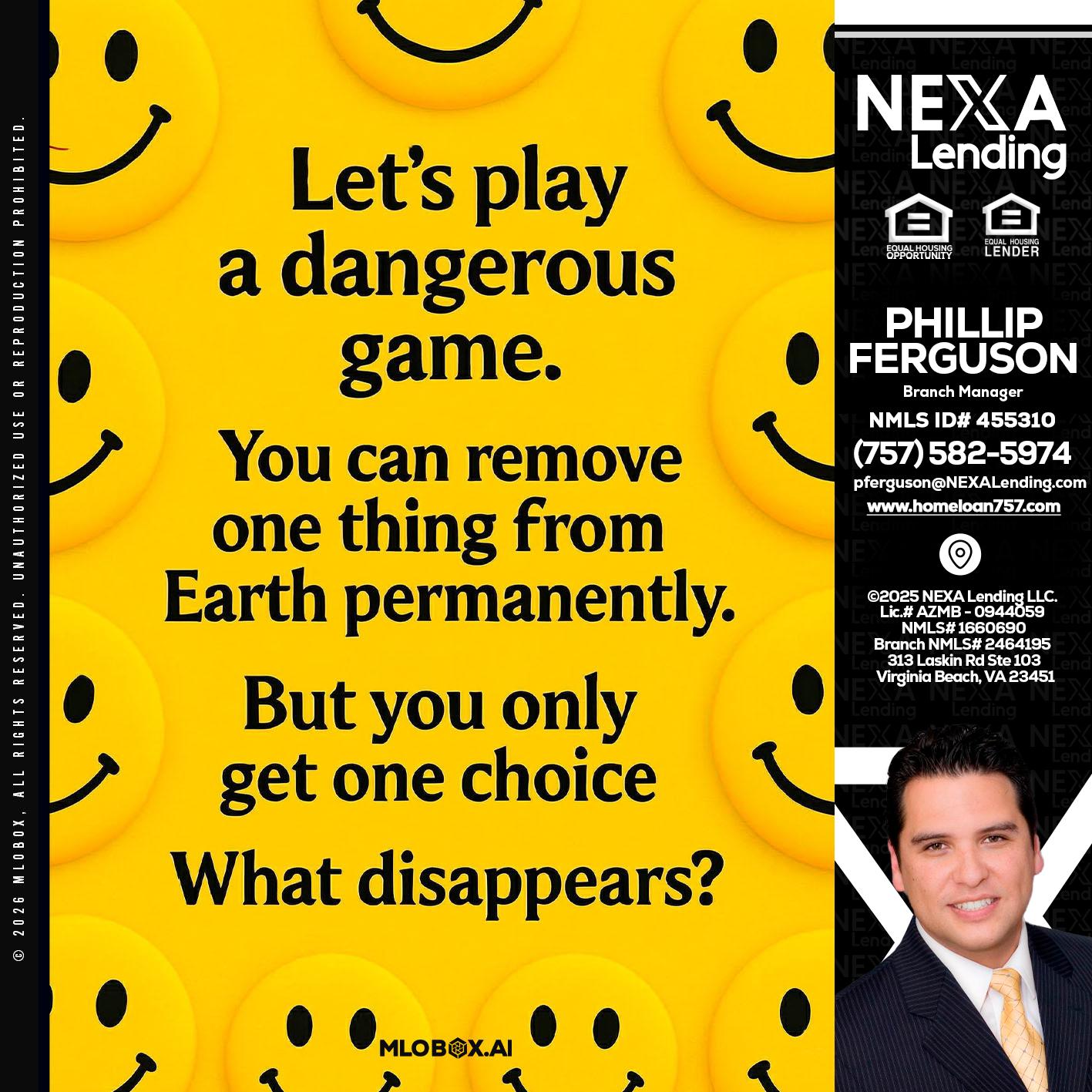 LETS PLAY - Phillip Ferguson -Branch Manager