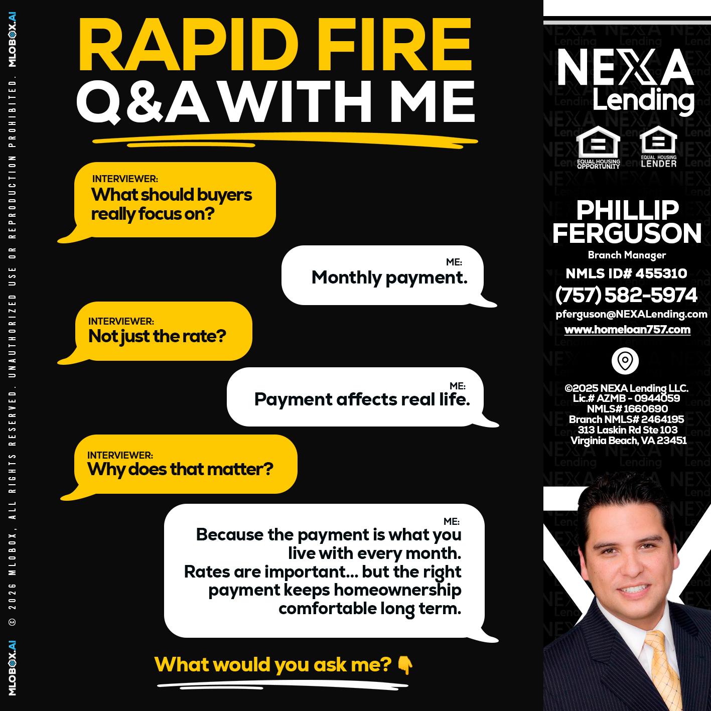 RAPID FIRE Q&A - Phillip Ferguson -Branch Manager
