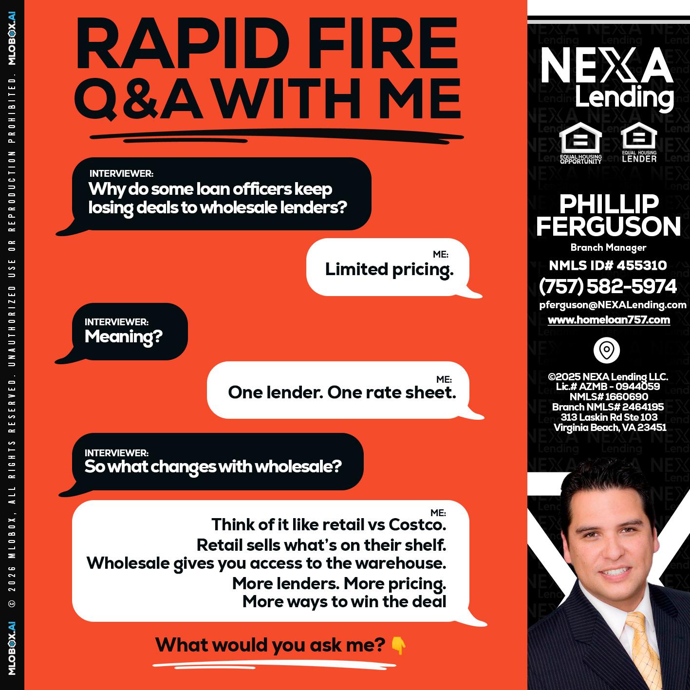 Q&A - Phillip Ferguson -Branch Manager