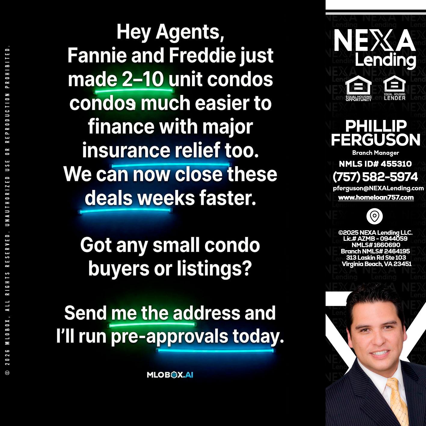 HEY AGENTS - Phillip Ferguson -Branch Manager