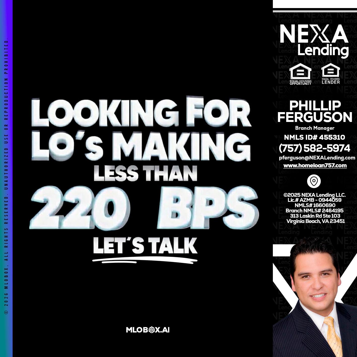 LOOKING FOR - Phillip Ferguson -Branch Manager