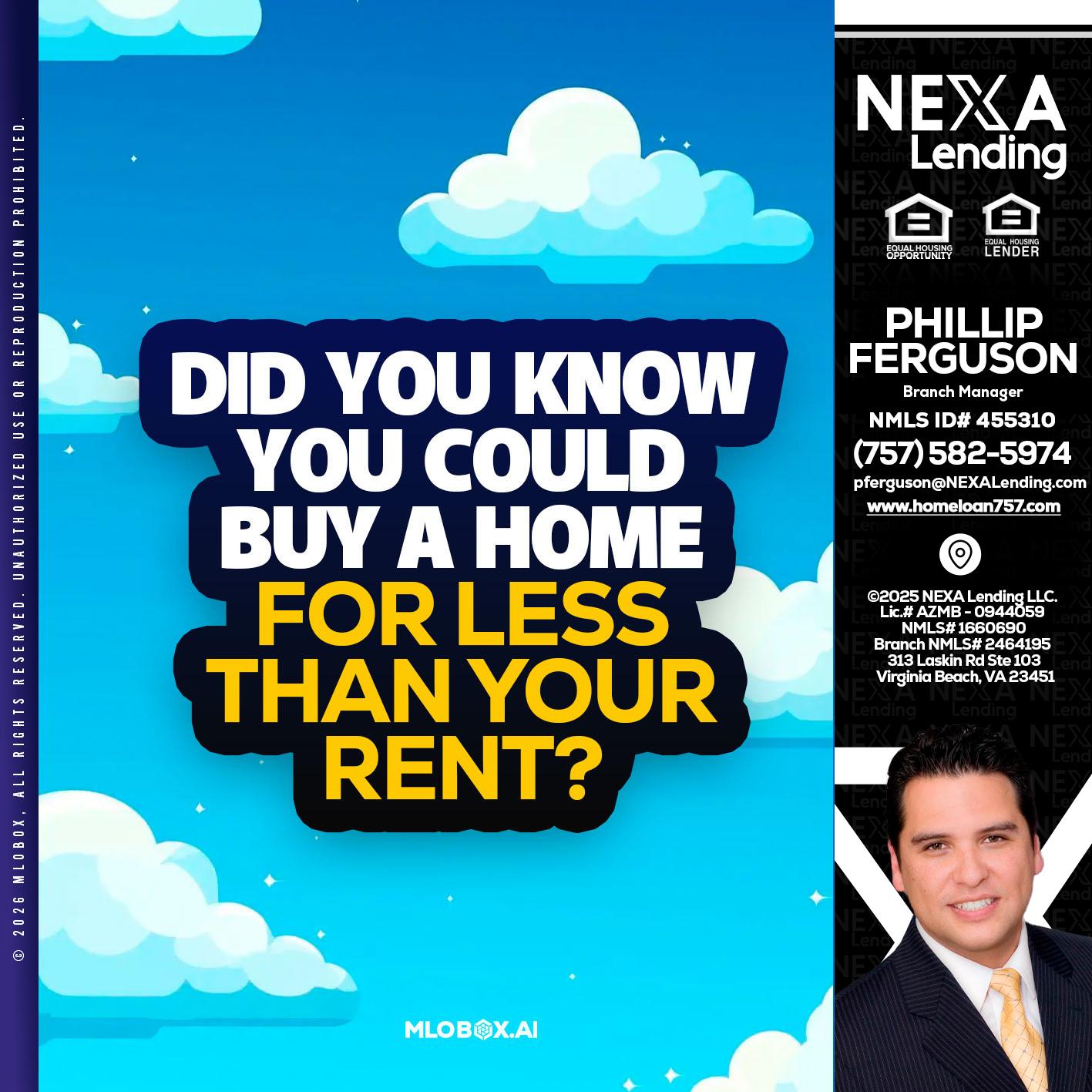 DID YOU KNOW - Phillip Ferguson -Branch Manager