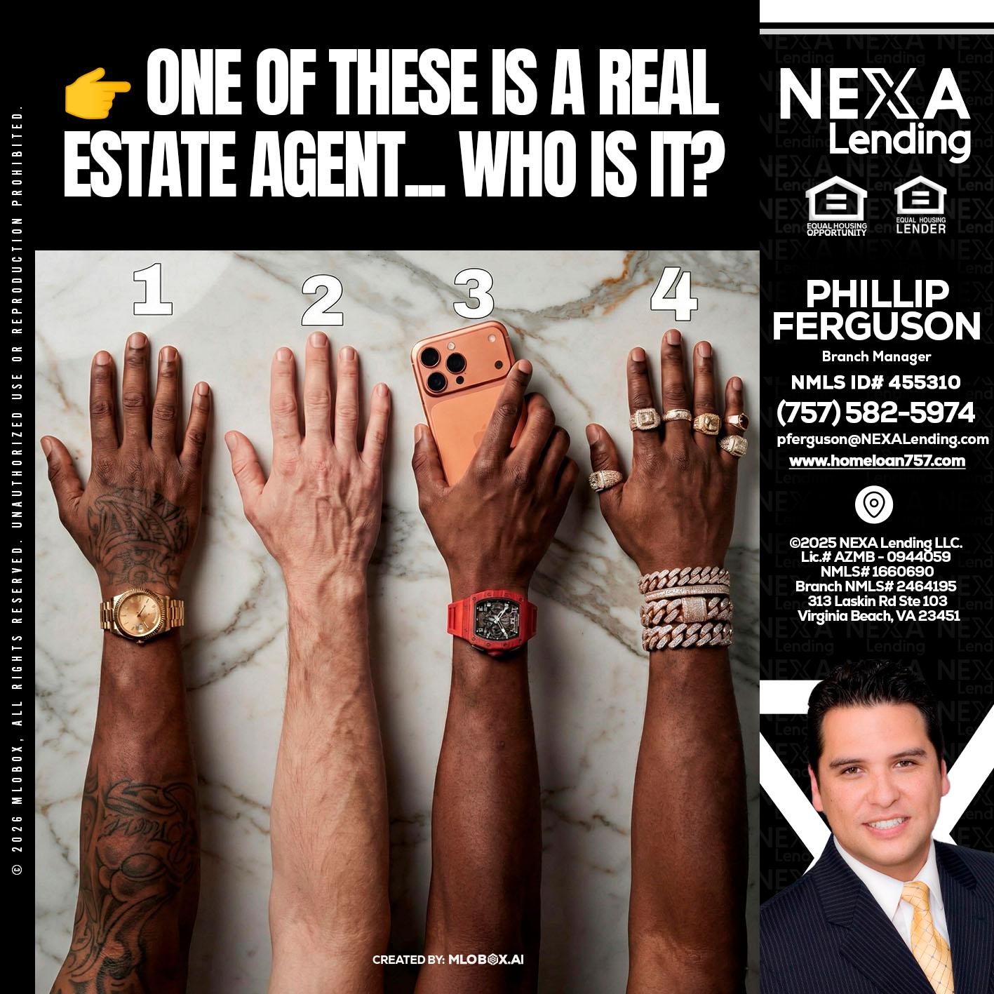 ONE OF THESE - Phillip Ferguson -Branch Manager