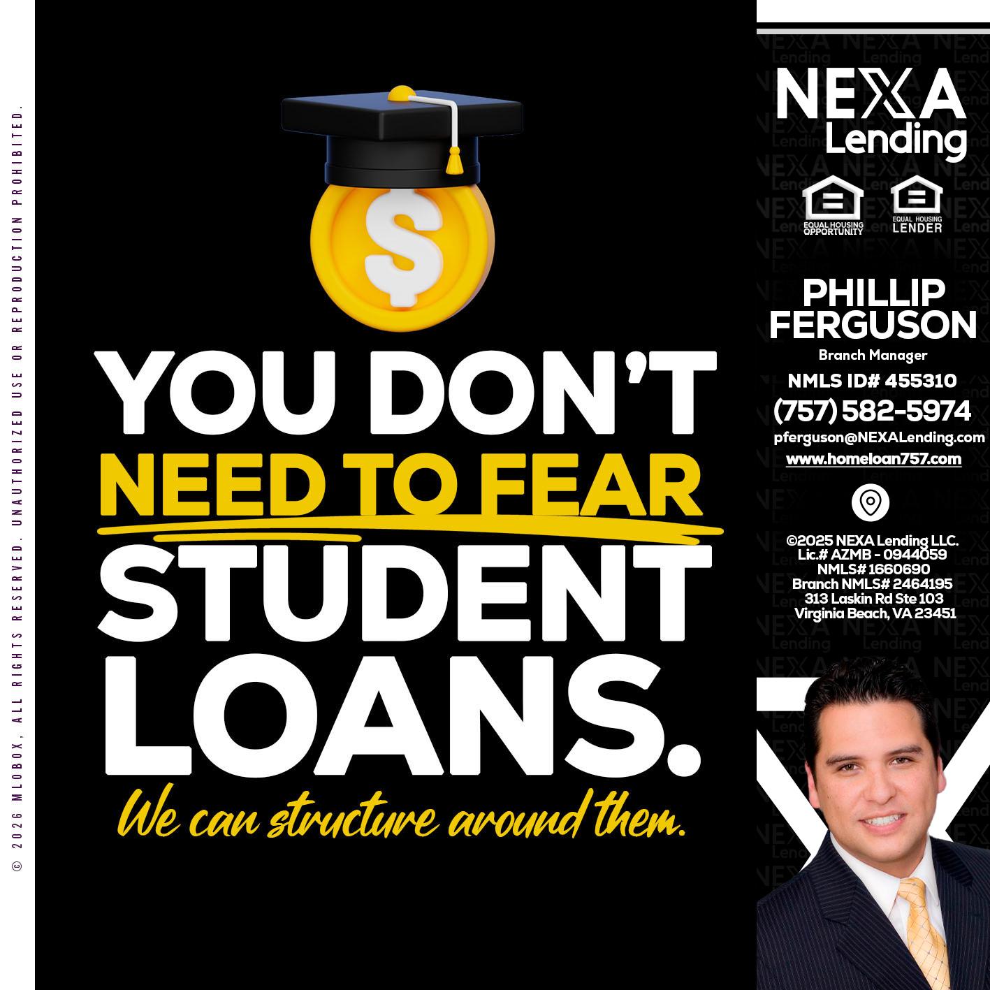 YOU DONT NEED - Phillip Ferguson -Branch Manager