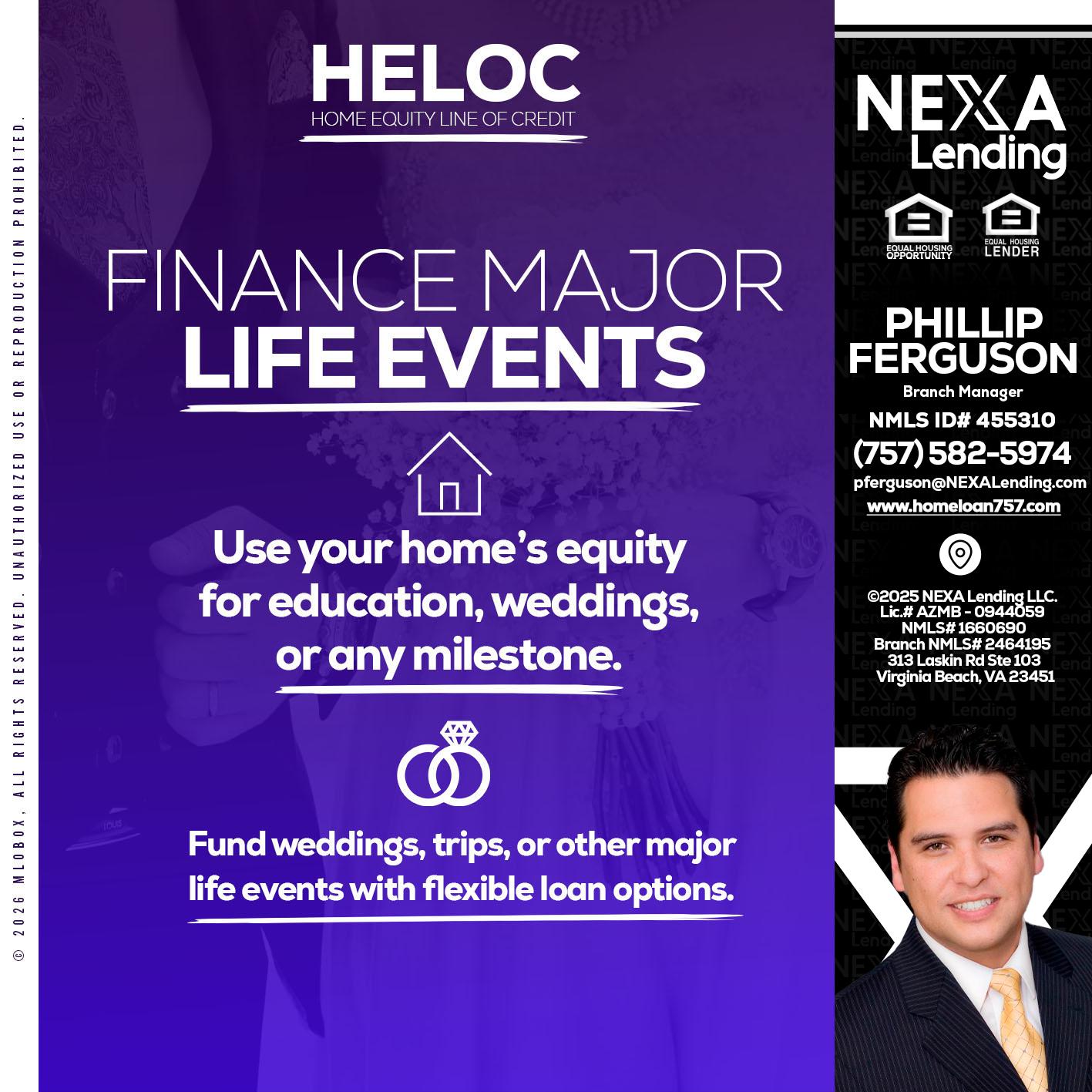 HELOC - Phillip Ferguson -Branch Manager