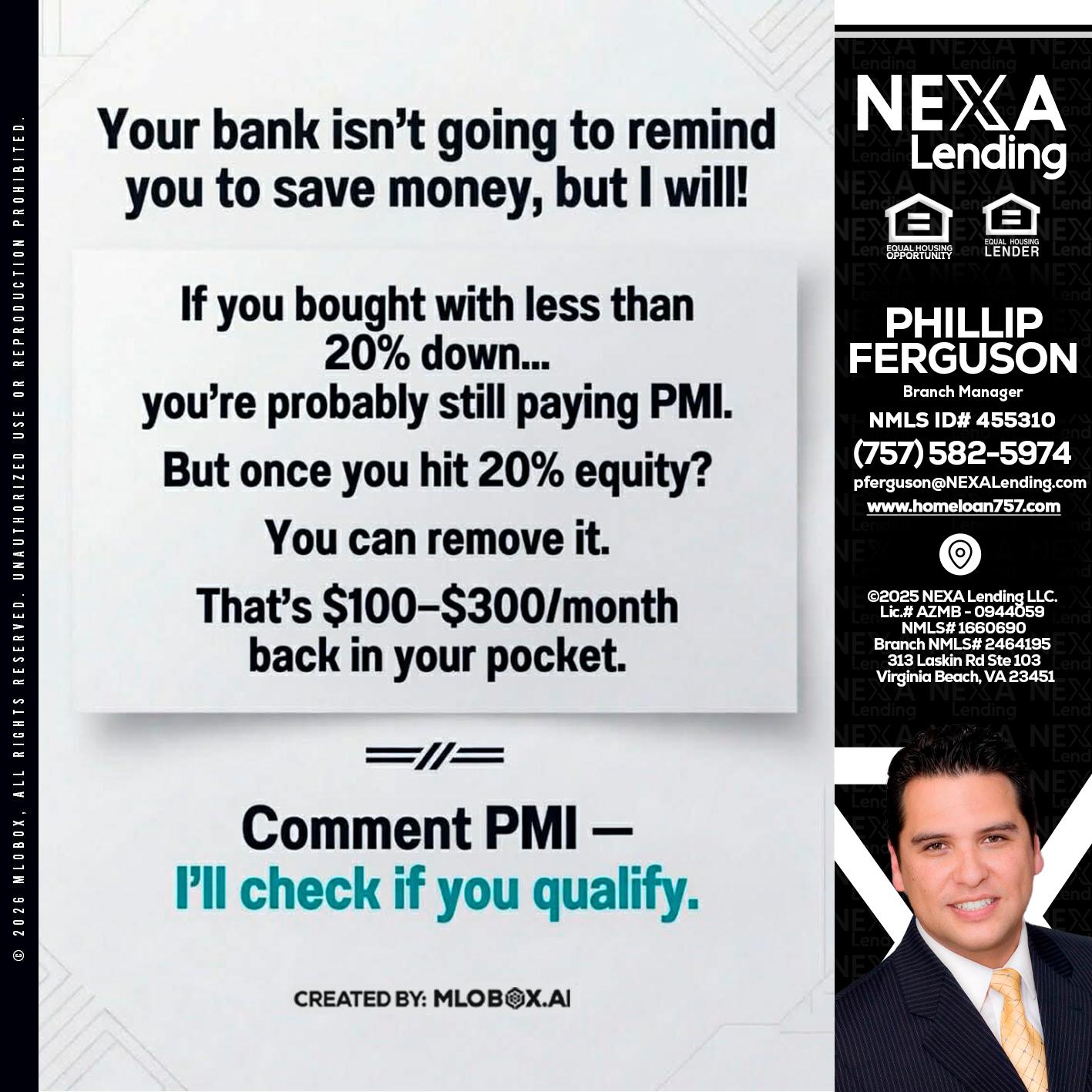 YOUR BANK ISNT - Phillip Ferguson -Branch Manager