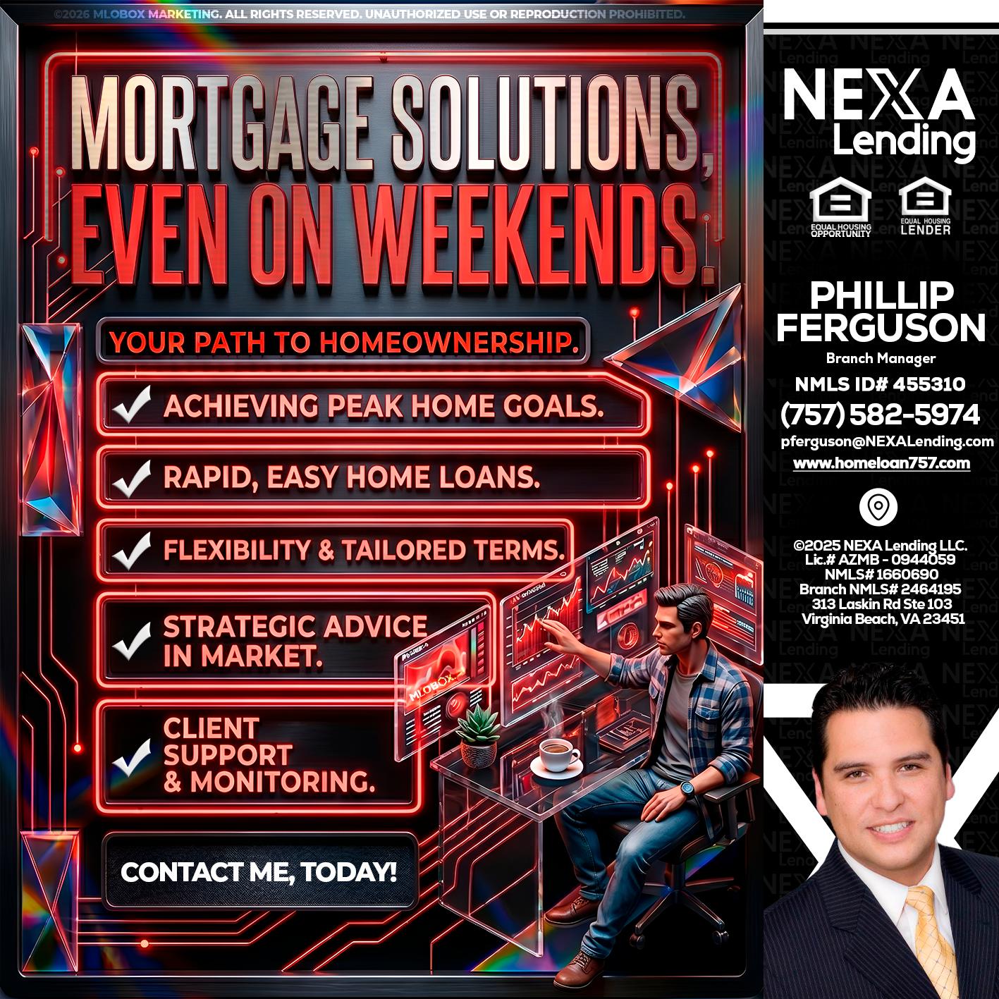 WEEKEND SOLUTIONS - Phillip Ferguson -Branch Manager