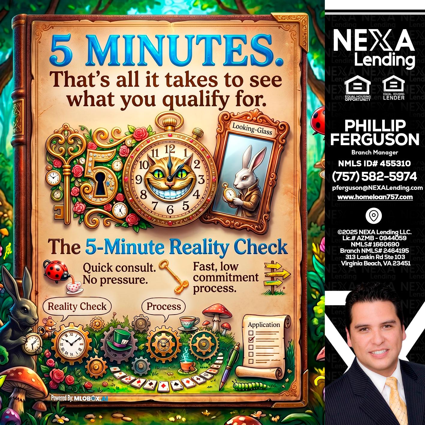 Reality Check! - Phillip Ferguson -Branch Manager