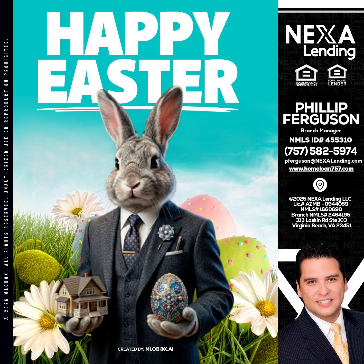HAPPY EASTER - Phillip Ferguson -Branch Manager