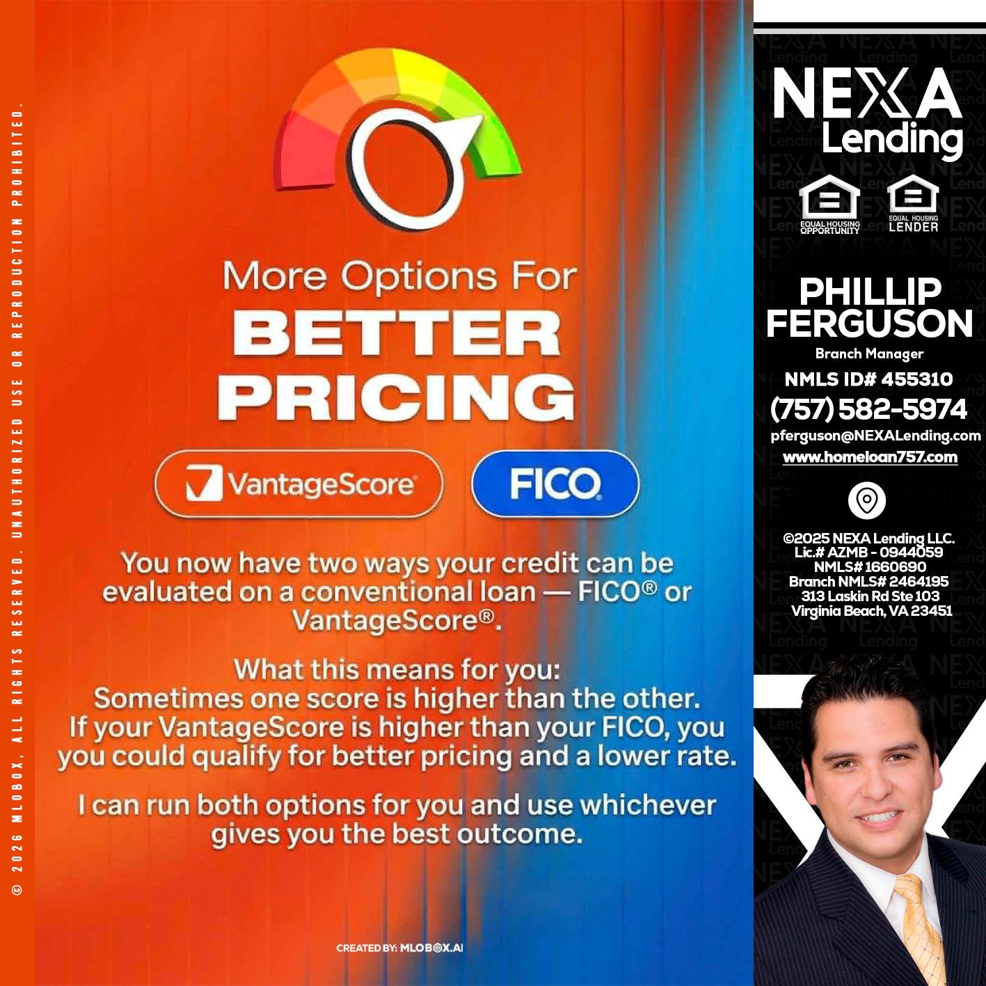 BETTER PRICING - Phillip Ferguson -Branch Manager