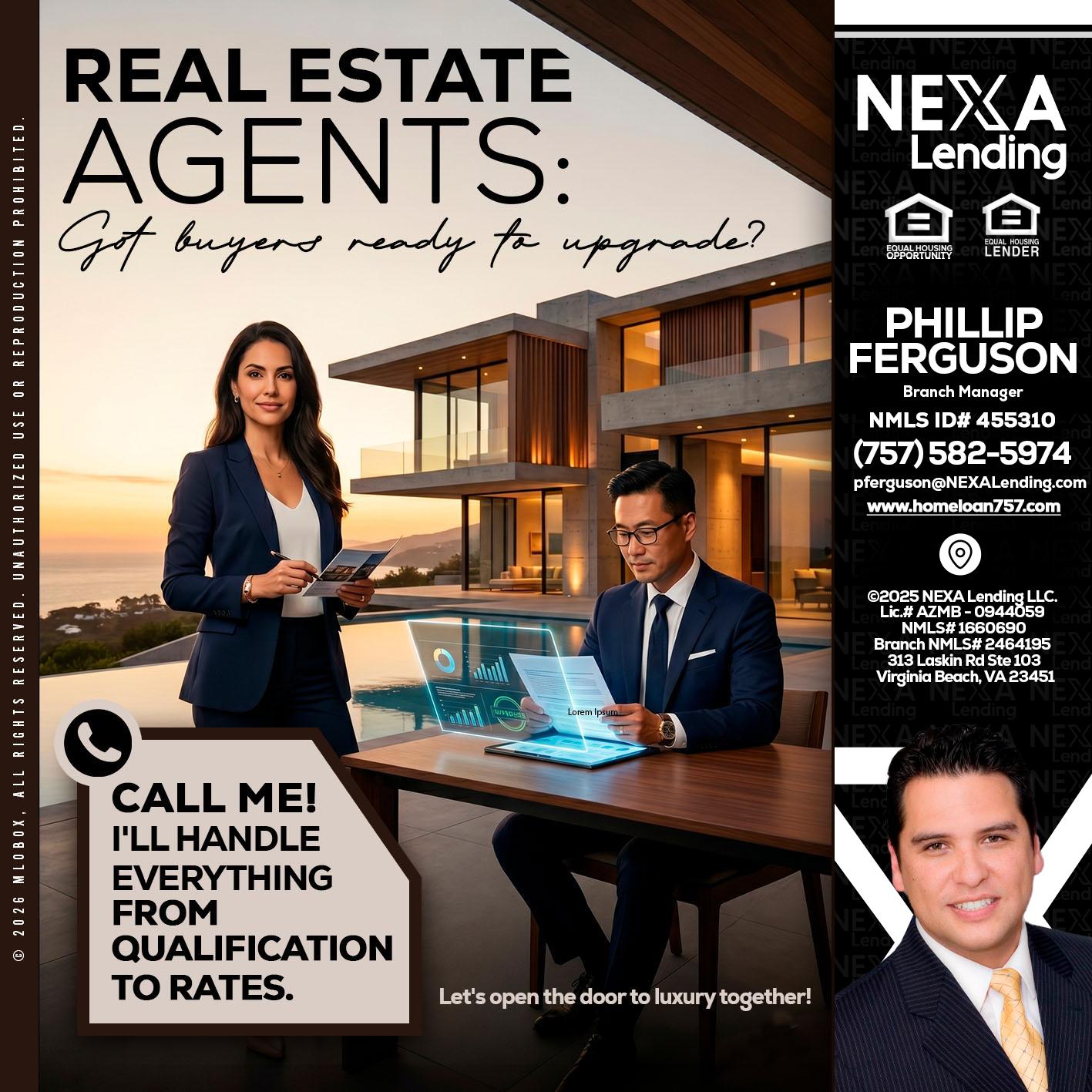 REAL ESTATE AGENTS - Phillip Ferguson -Branch Manager