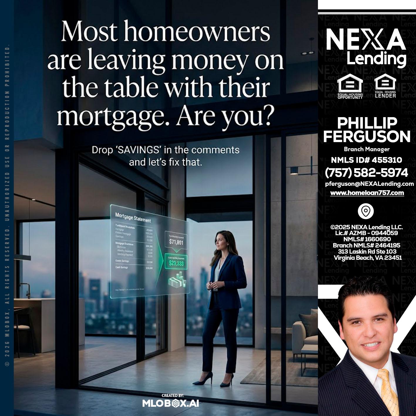 MOST OWNERS - Phillip Ferguson -Branch Manager