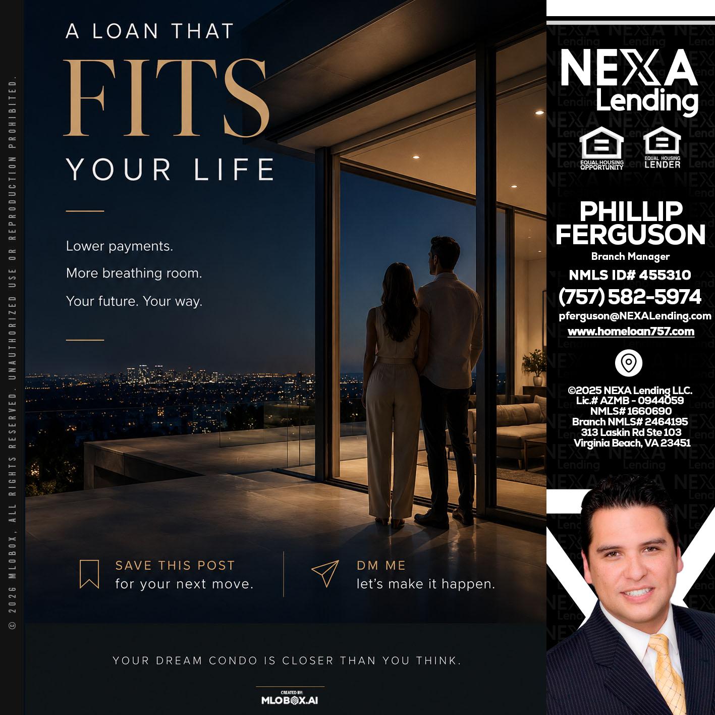 LOANS THAT FIT - Phillip Ferguson -Branch Manager