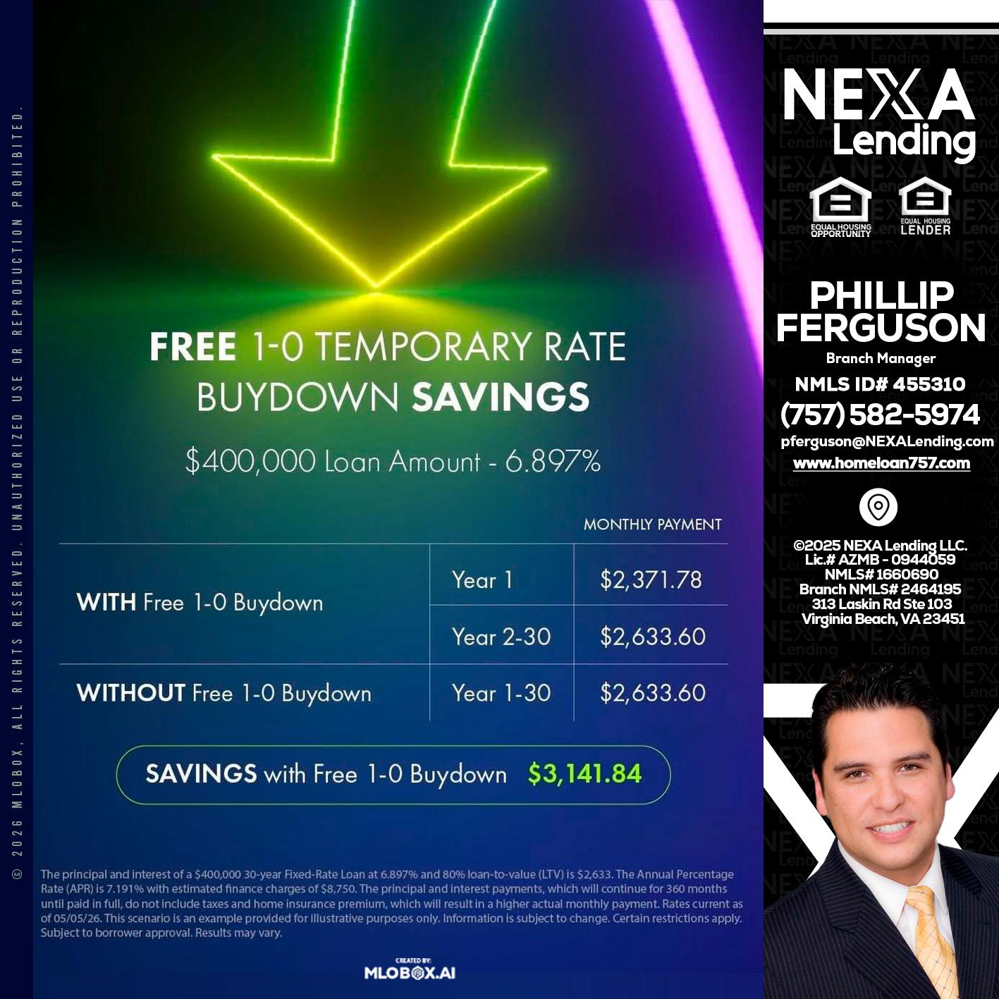 BUYDOWN - Phillip Ferguson -Branch Manager