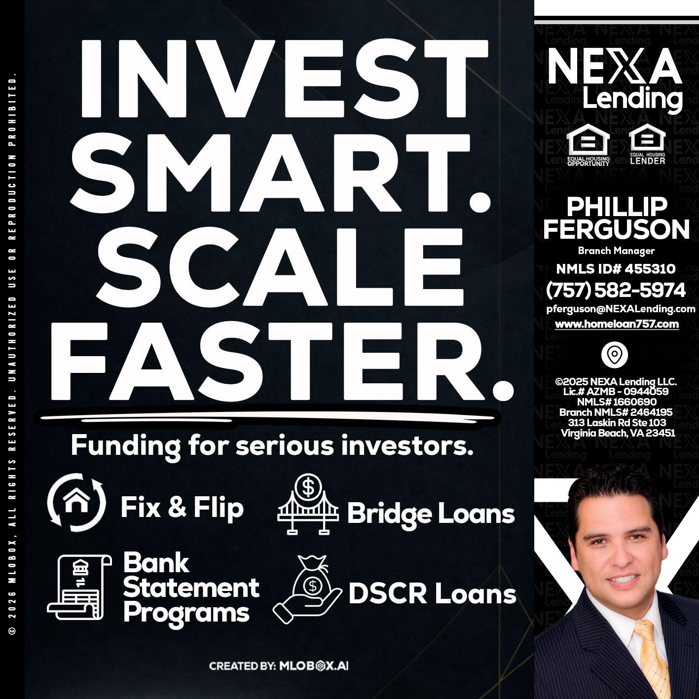 INVEST SMART - Phillip Ferguson -Branch Manager