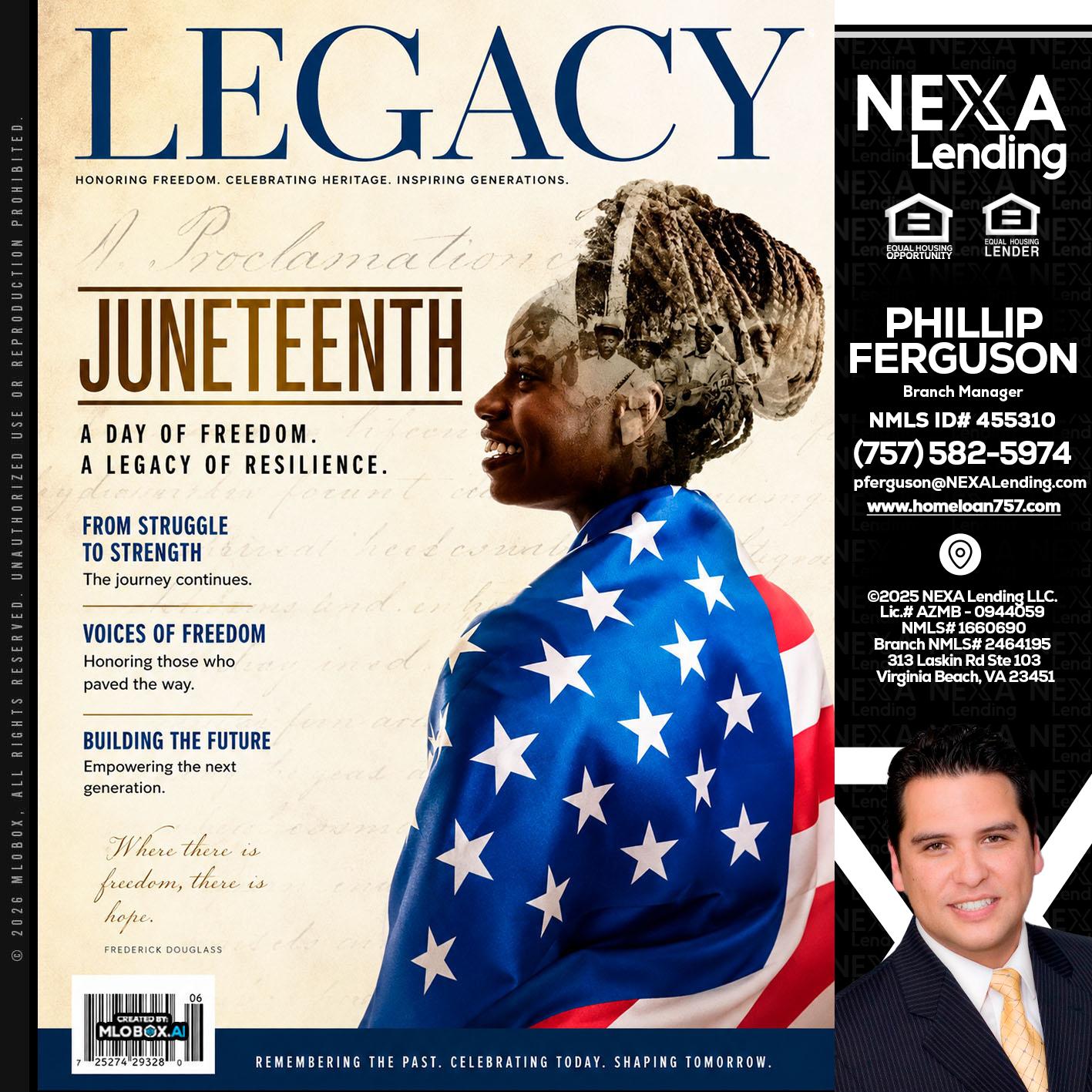 LEGACY - Phillip Ferguson -Branch Manager