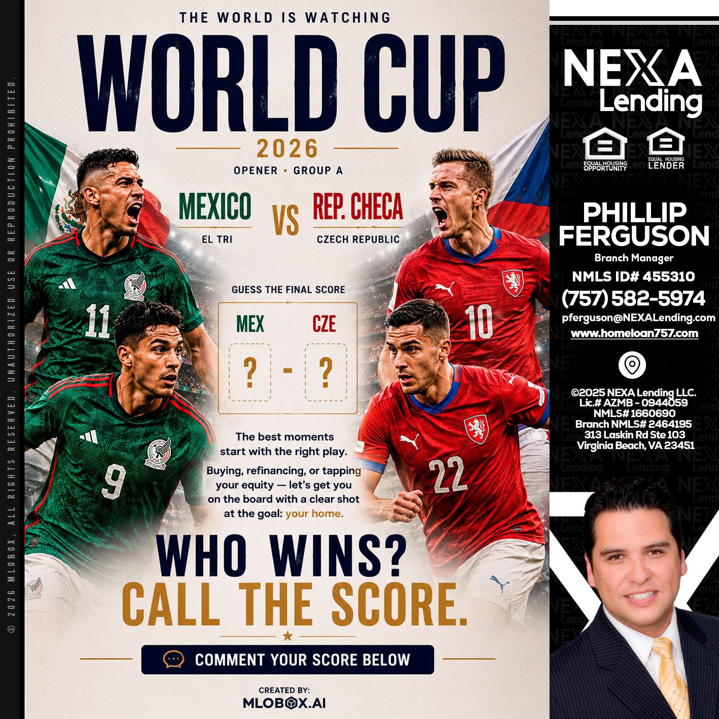 WORLD CUP 2026 - Phillip Ferguson -Branch Manager