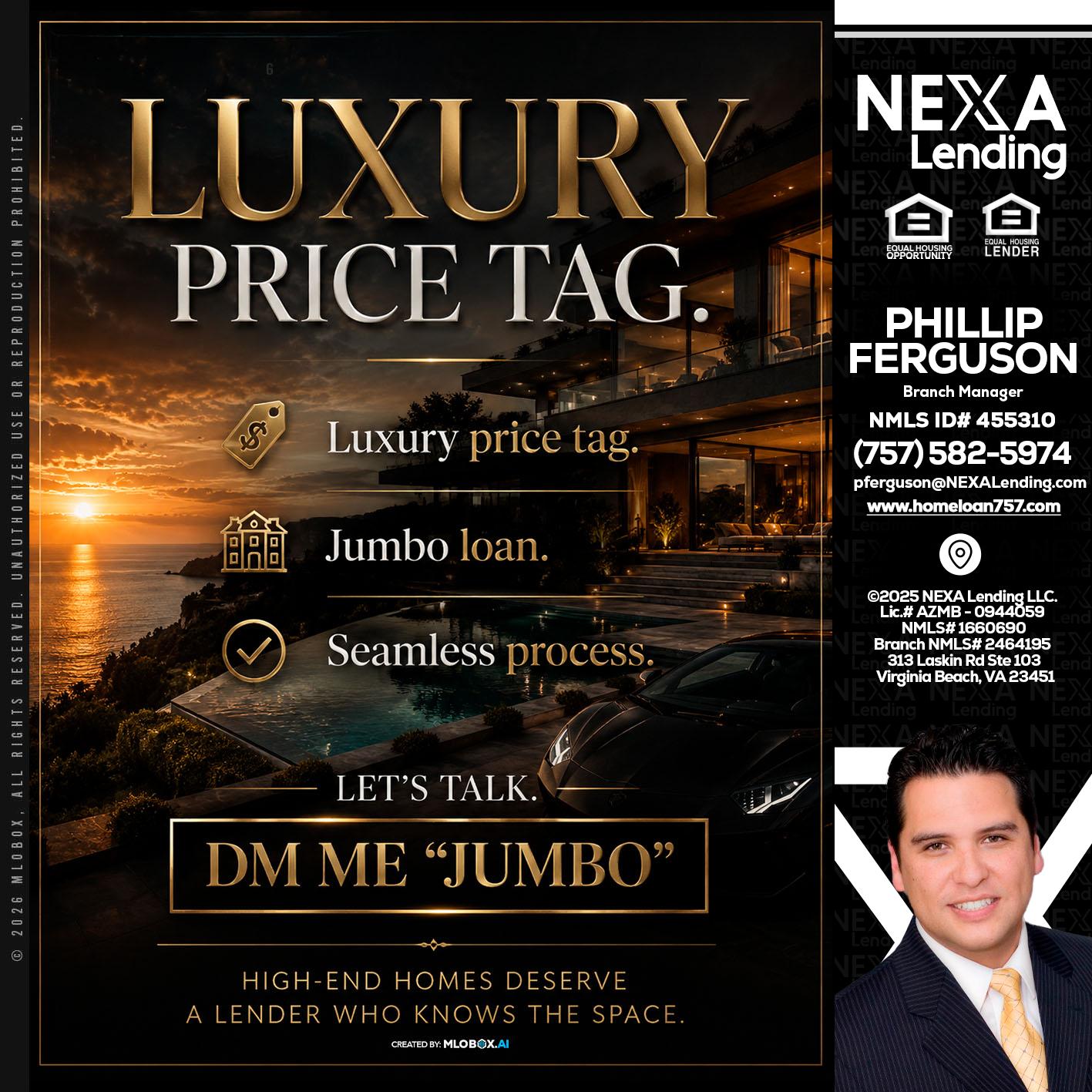 LUXURY PRICE - Phillip Ferguson -Branch Manager