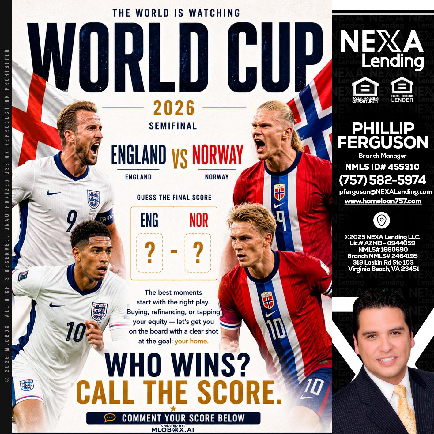 WORLD CUP 2026 - Phillip Ferguson -Branch Manager