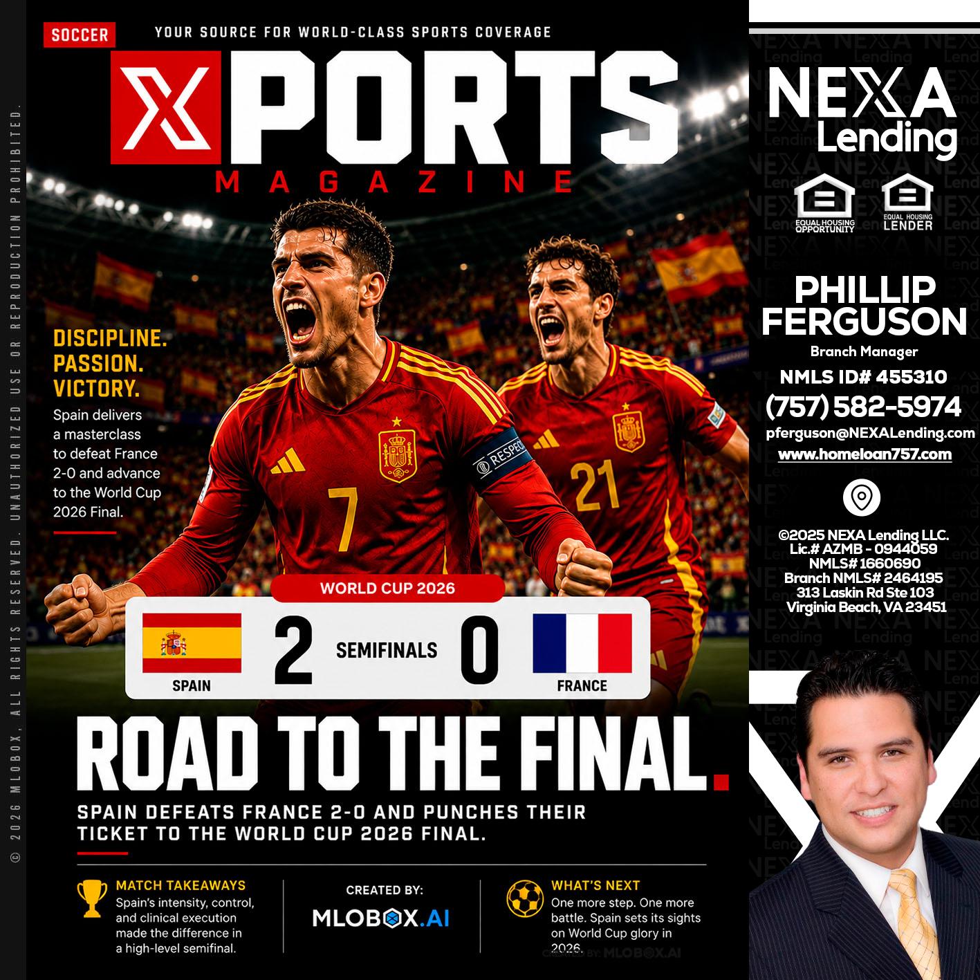 XPORTS WORLD CUP 2026 - Phillip Ferguson -Branch Manager