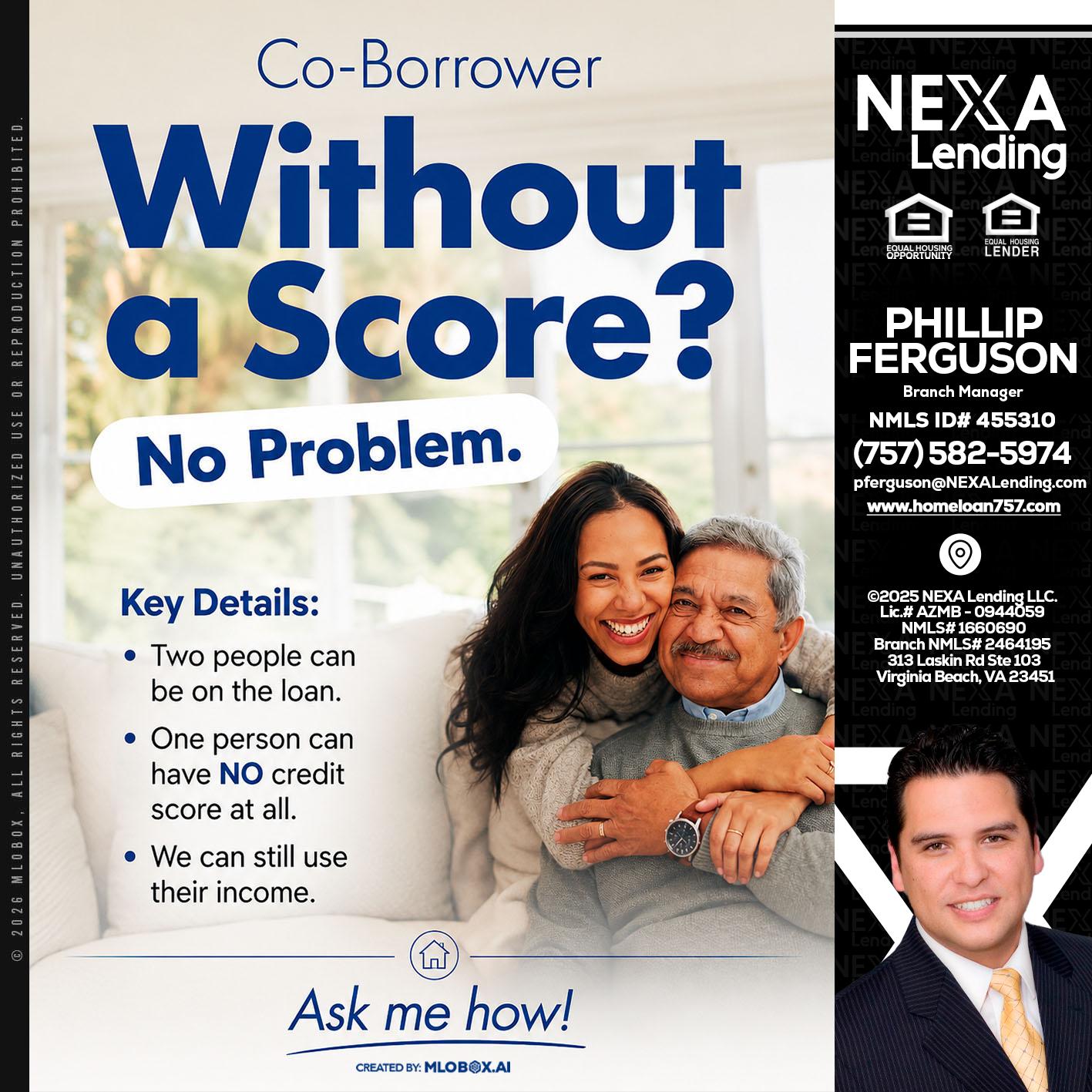 WITHOUT SCORE? - Phillip Ferguson -Branch Manager