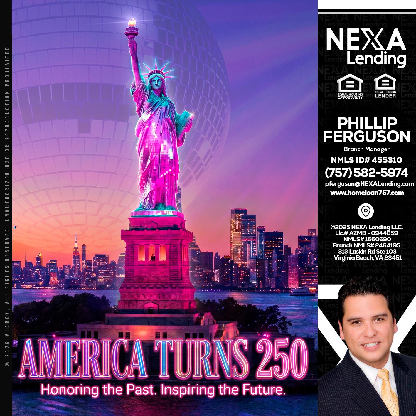 AMERICA TURNS 250 - Phillip Ferguson -Branch Manager