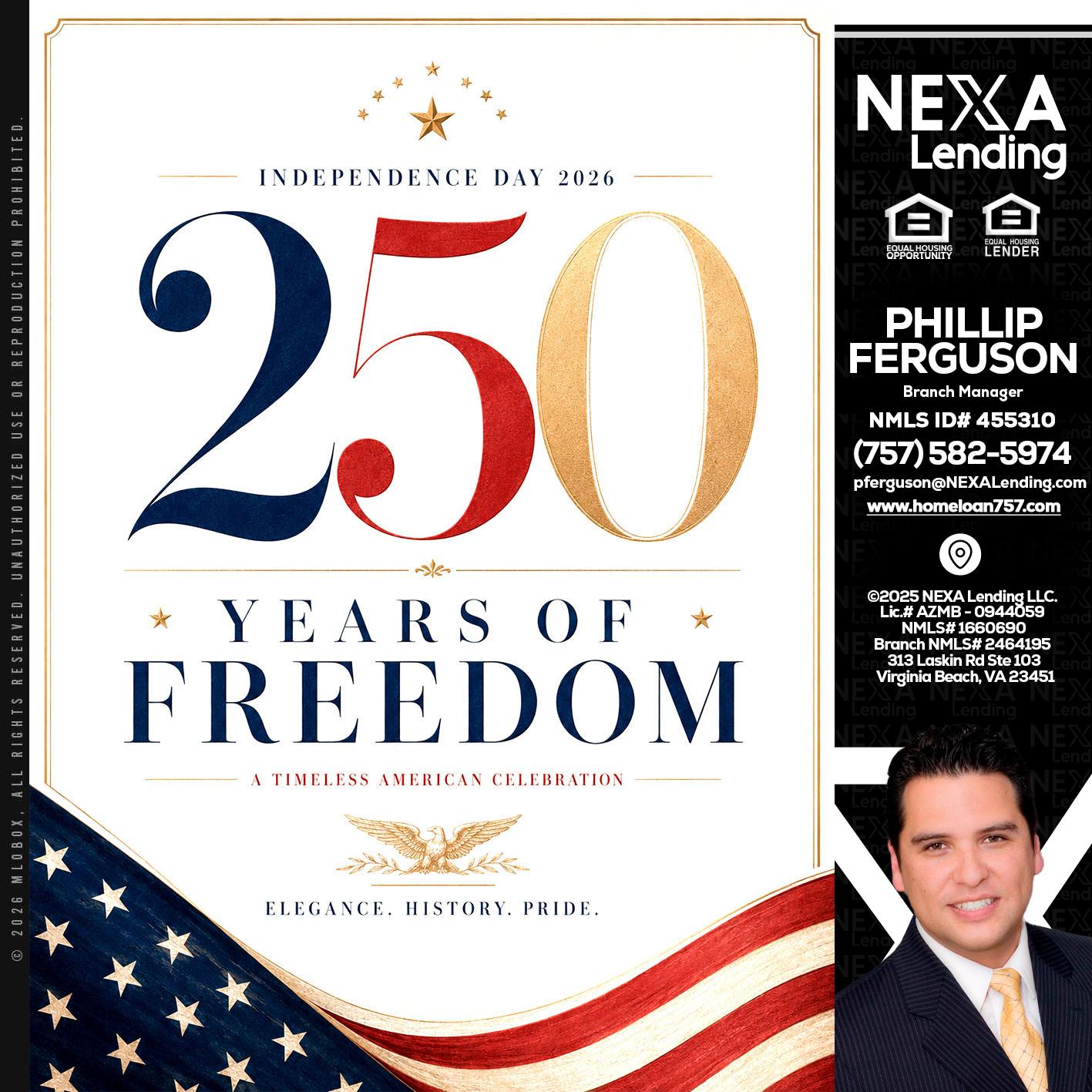 250 YEARS - Phillip Ferguson -Branch Manager