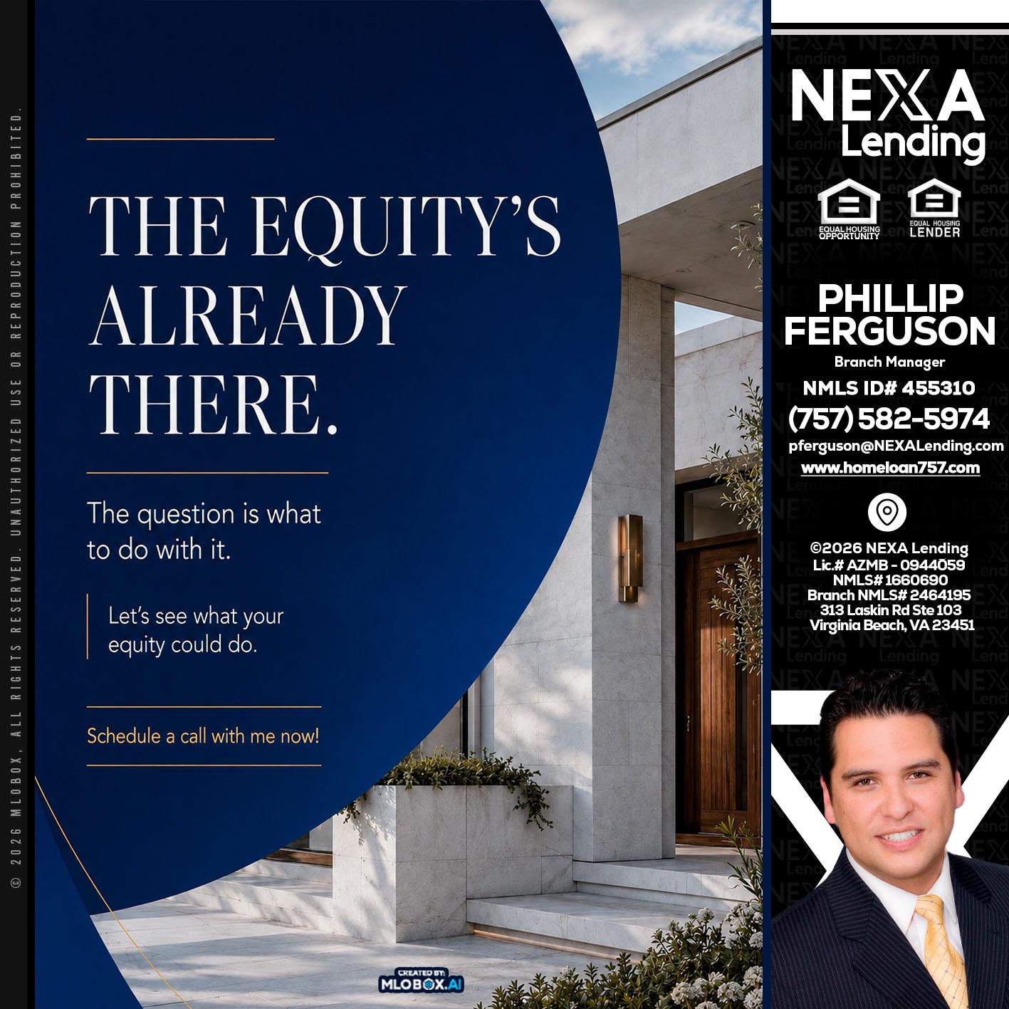 the equity's - Phillip Ferguson -Branch Manager