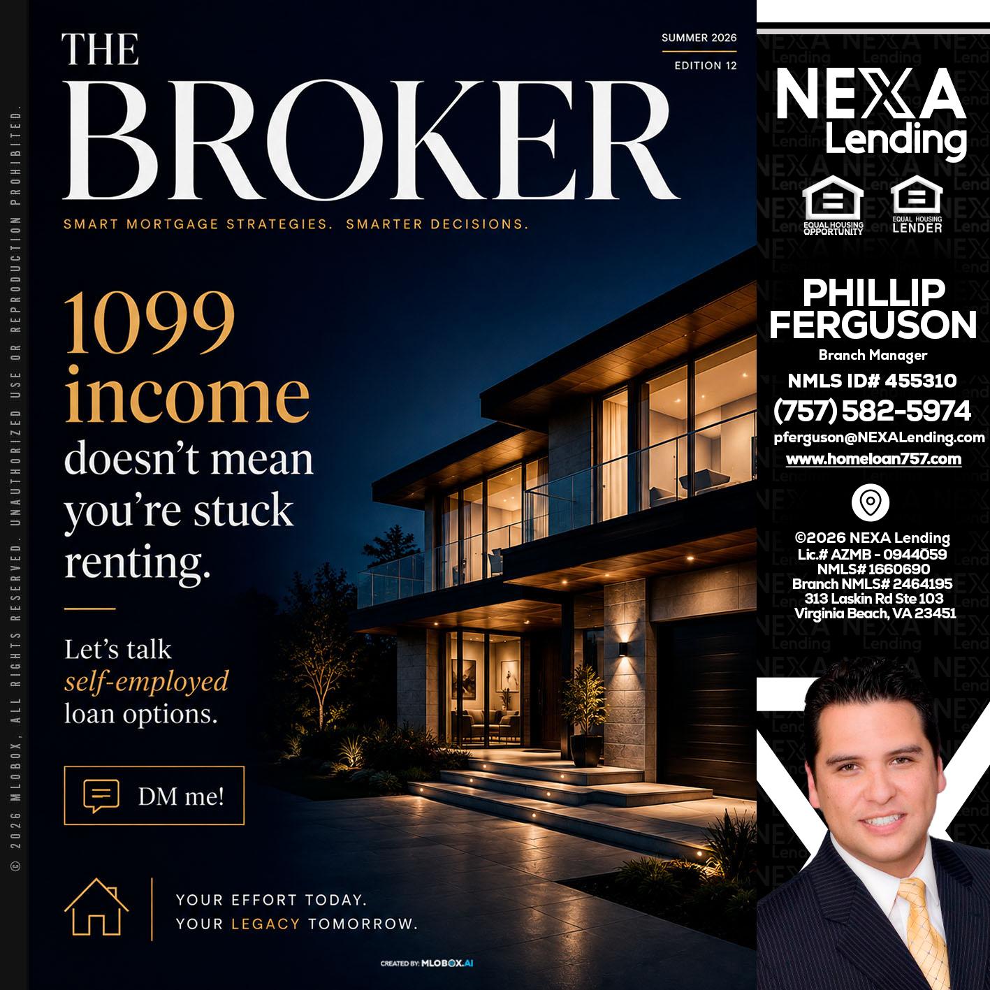 THE BROKER - Phillip Ferguson -Branch Manager